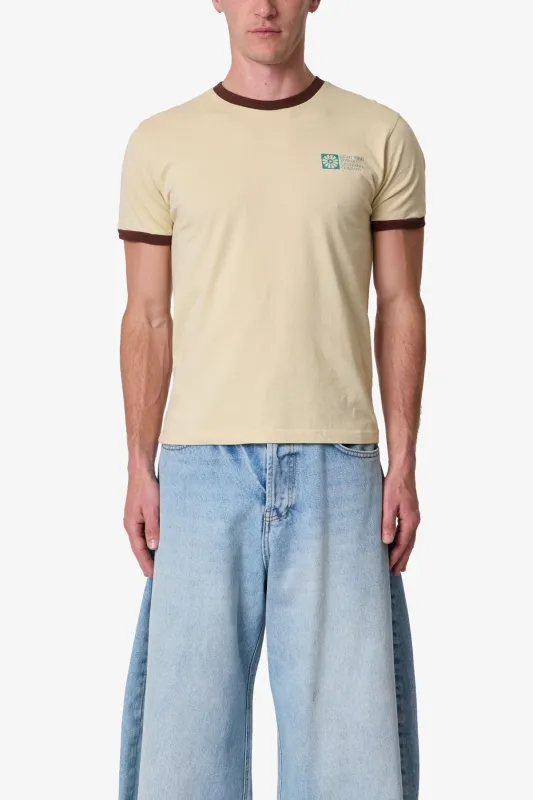 Power Ringer Tee - Yellow sold by MNML