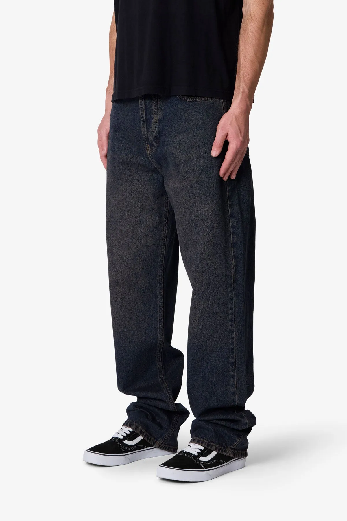 Baggy Denim - Washed Brown sold by MNML product image thumbnail 3