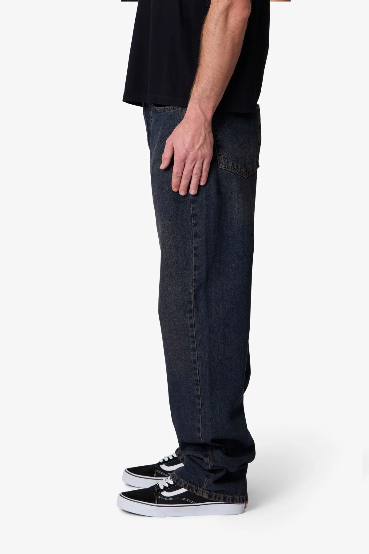 Baggy Denim - Washed Brown sold by MNML product image thumbnail 4