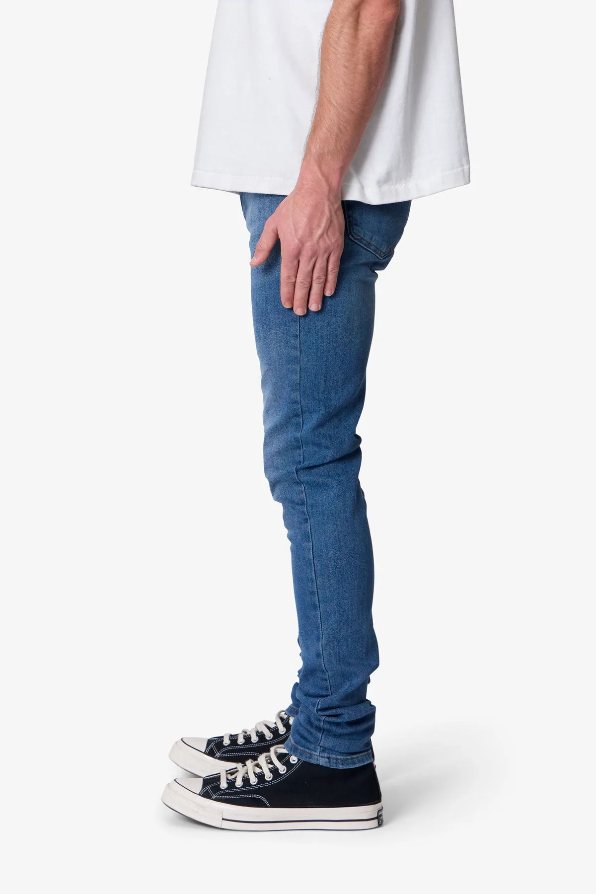 Skinny Denim - Washed Blue sold by MNML product image thumbnail 4