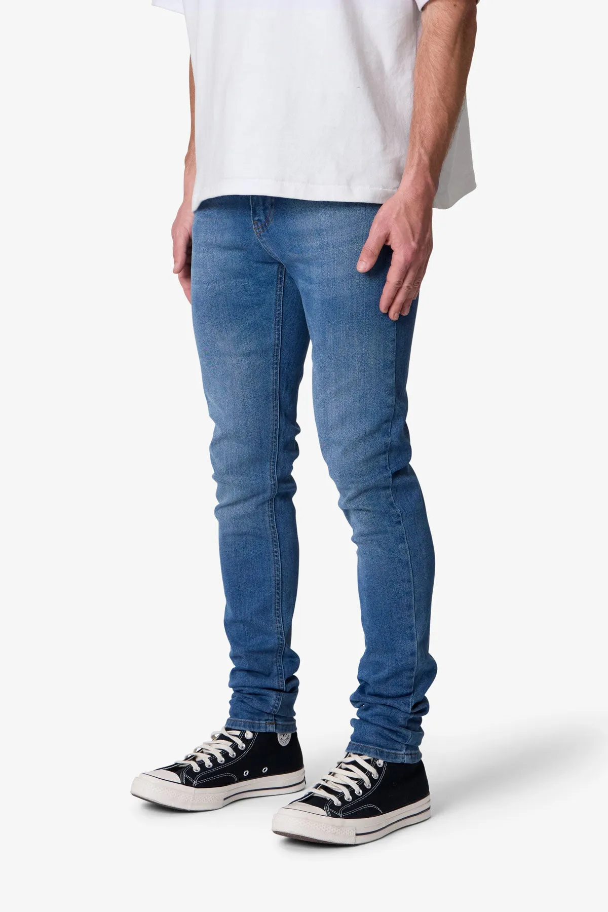 Skinny Denim - Washed Blue sold by MNML product image thumbnail 3