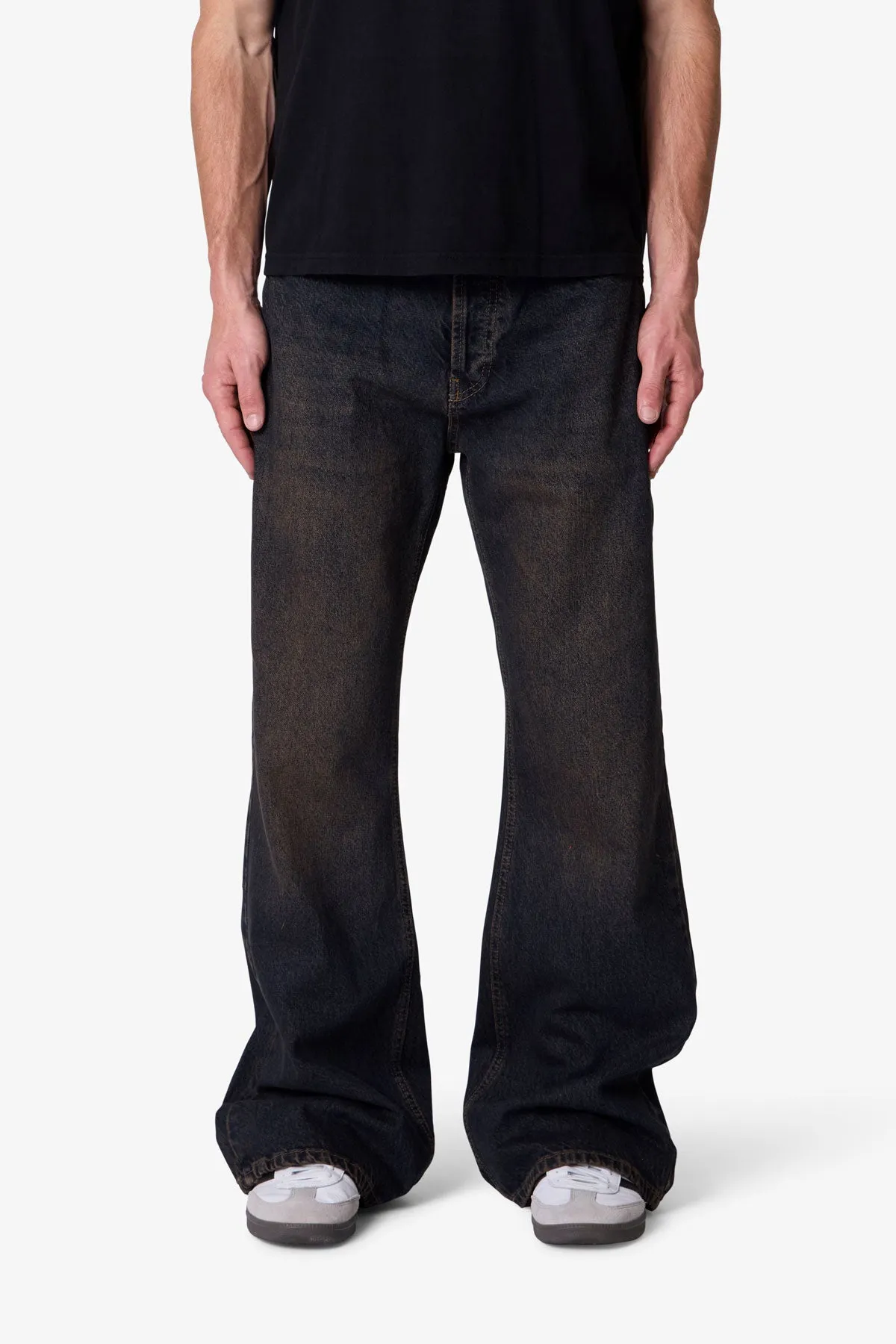 Kick Flare Denim - Washed Brown sold by MNML product image thumbnail 2