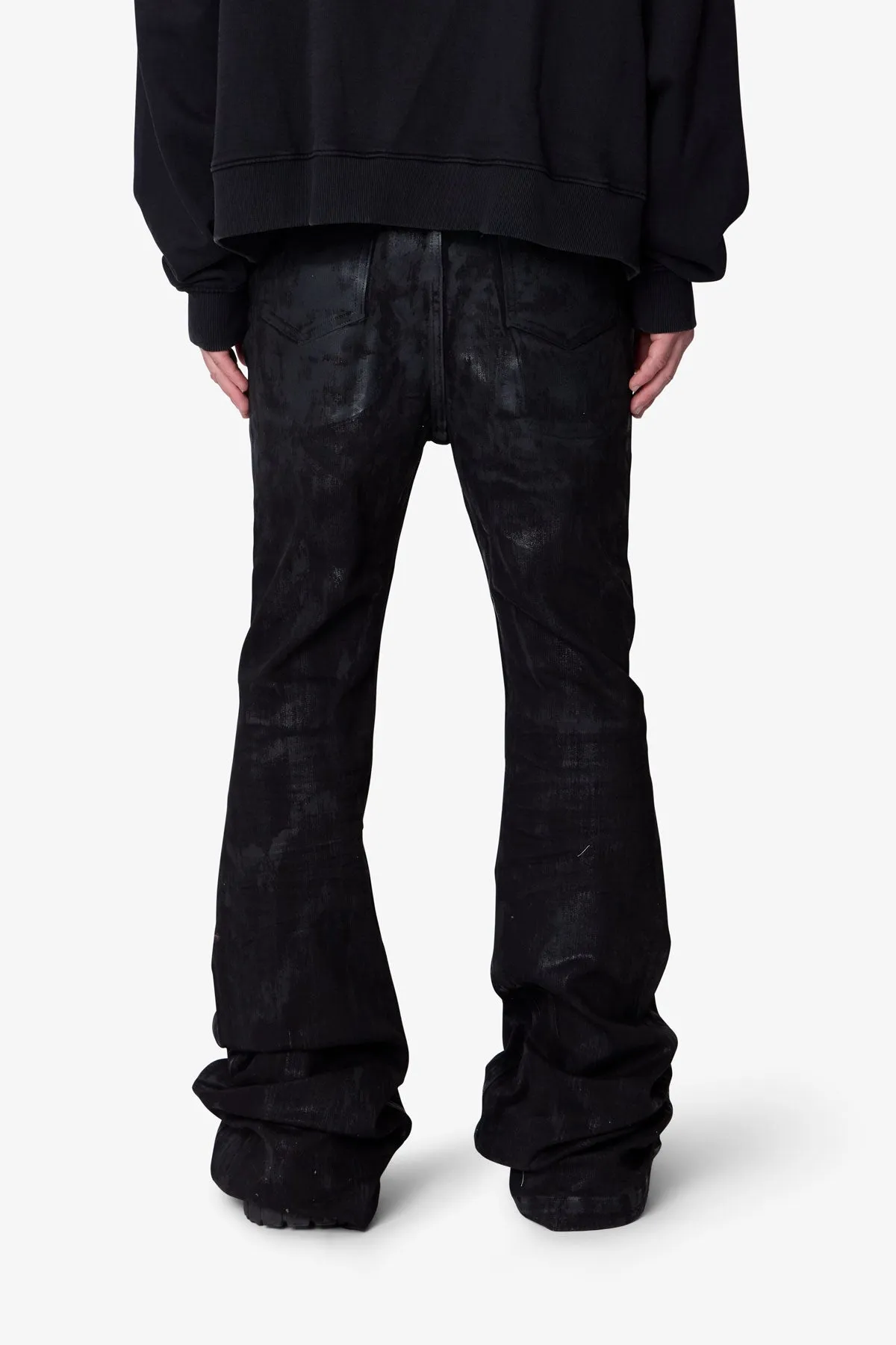 Super Stacked Denim - Waxed Black sold by MNML product image thumbnail 5