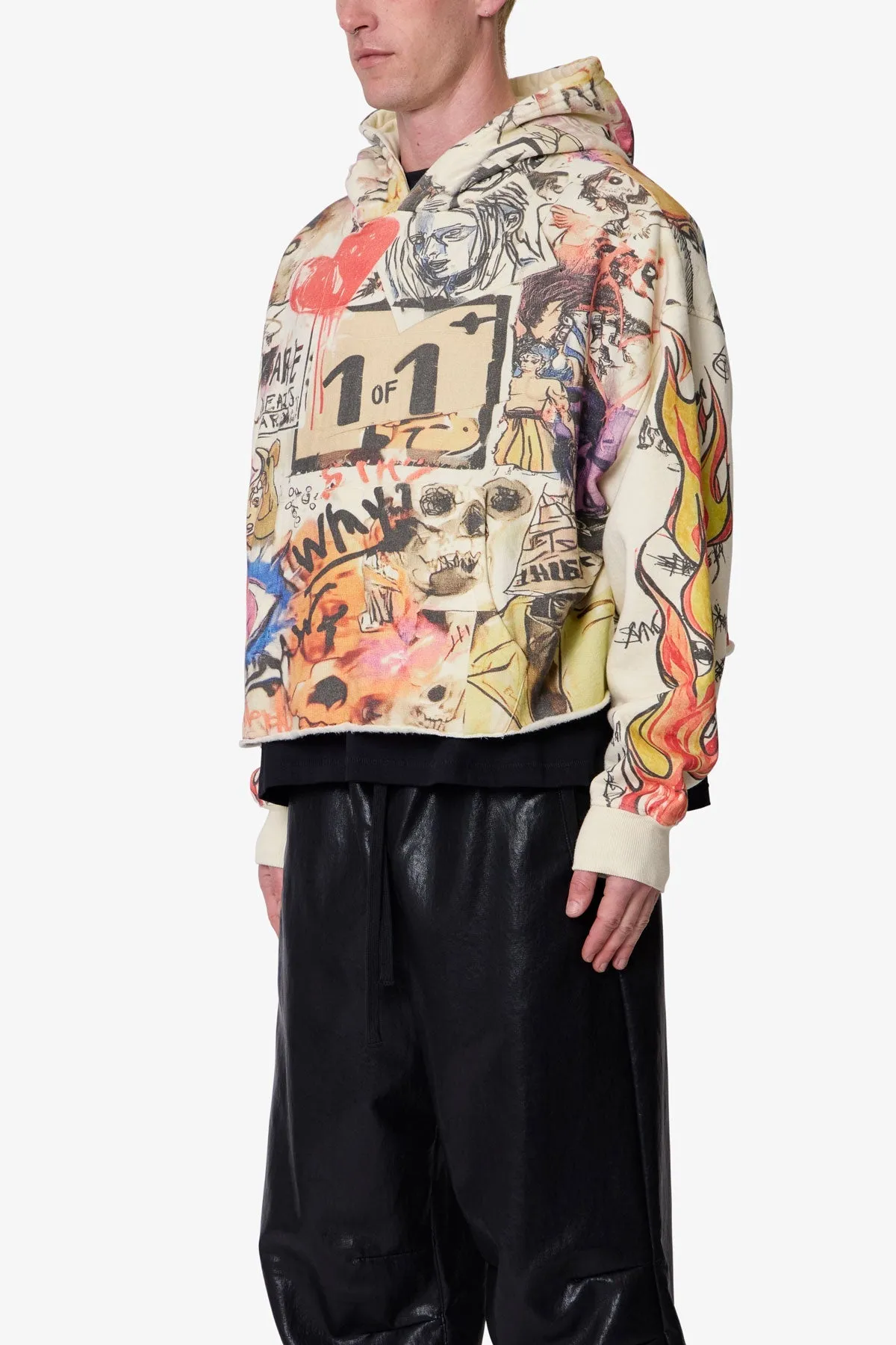 Doodle Hoodie - Multi sold by MNML product image thumbnail 3