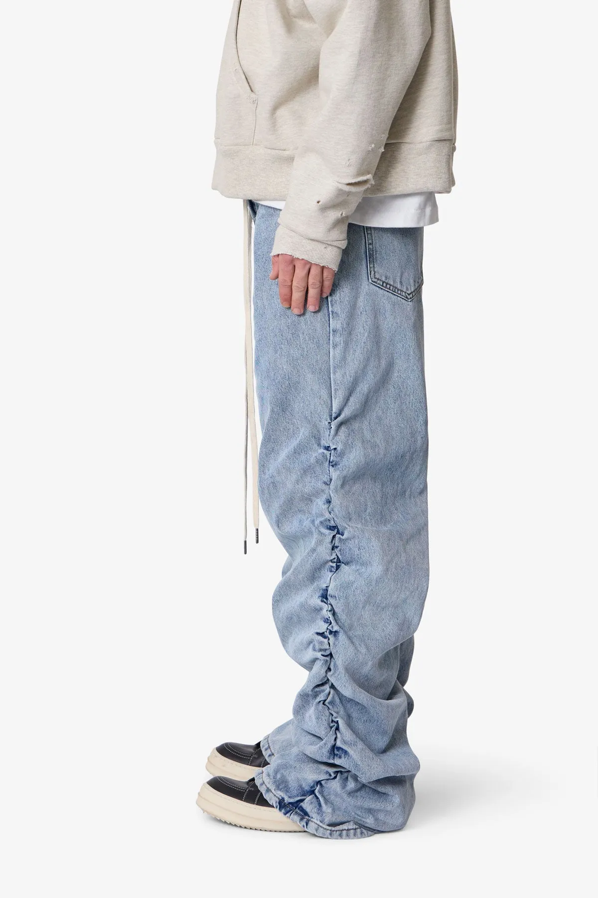 Ruched Denim - Light Blue sold by MNML product image thumbnail 4