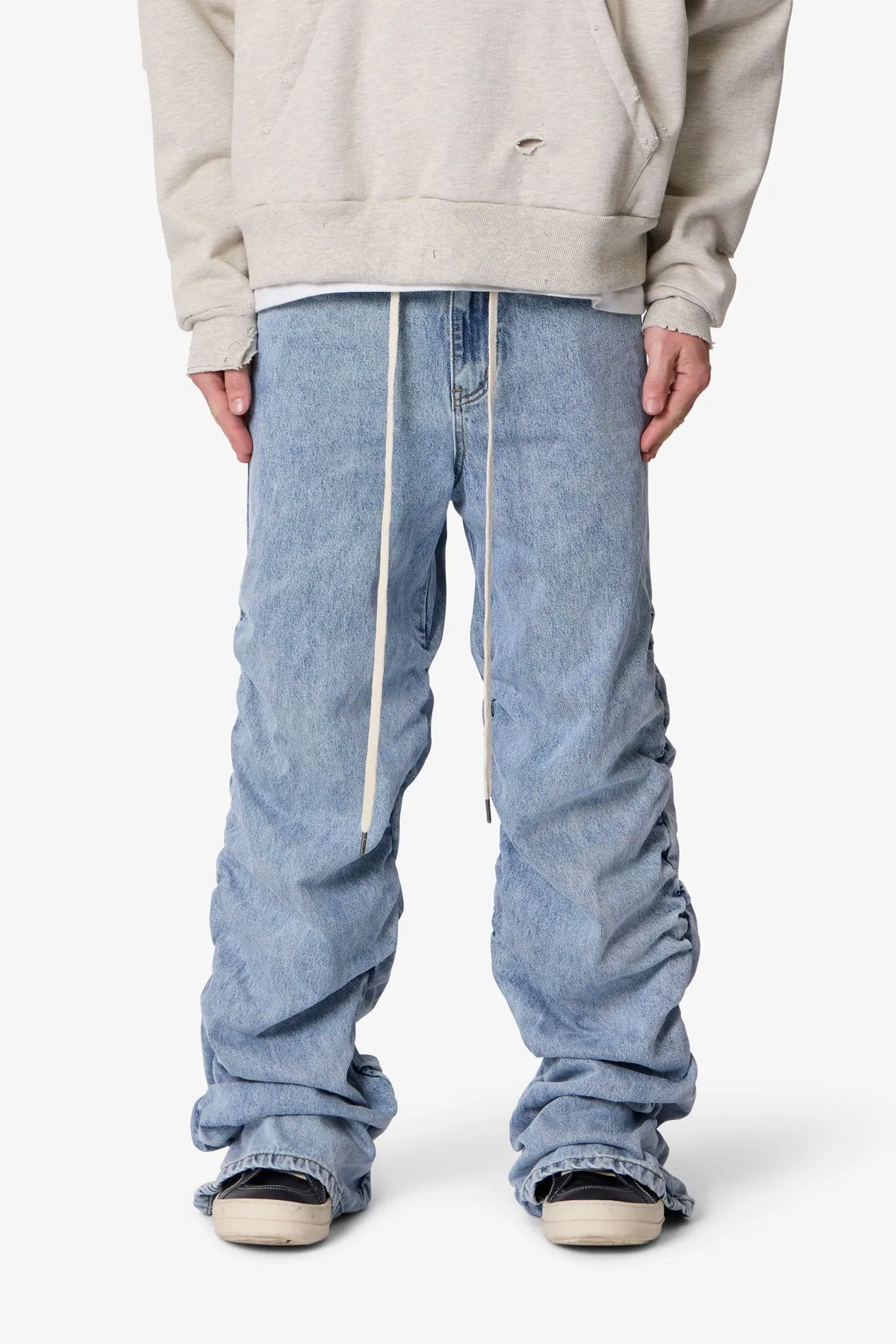 Ruched Denim - Light Blue sold by MNML