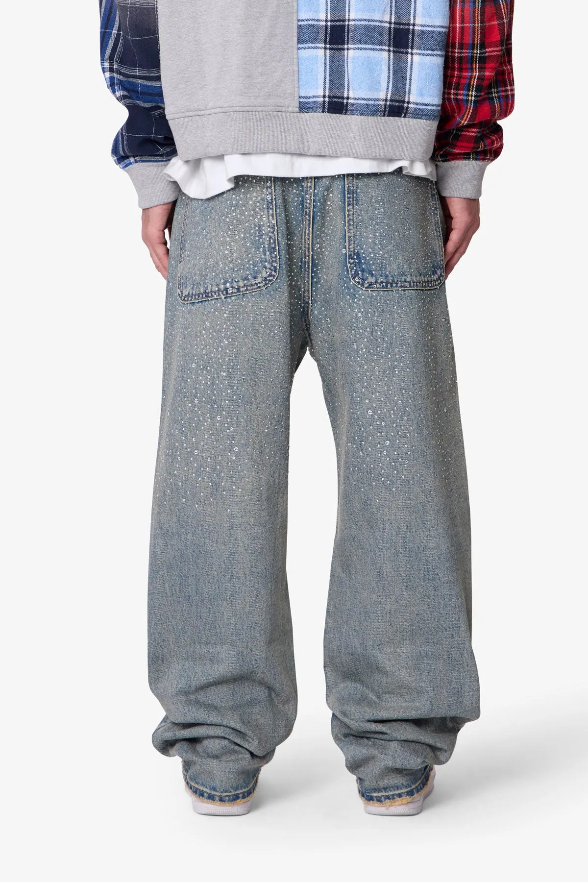 Ultra Baggy Gem Denim - Blue sold by MNML product image thumbnail 5