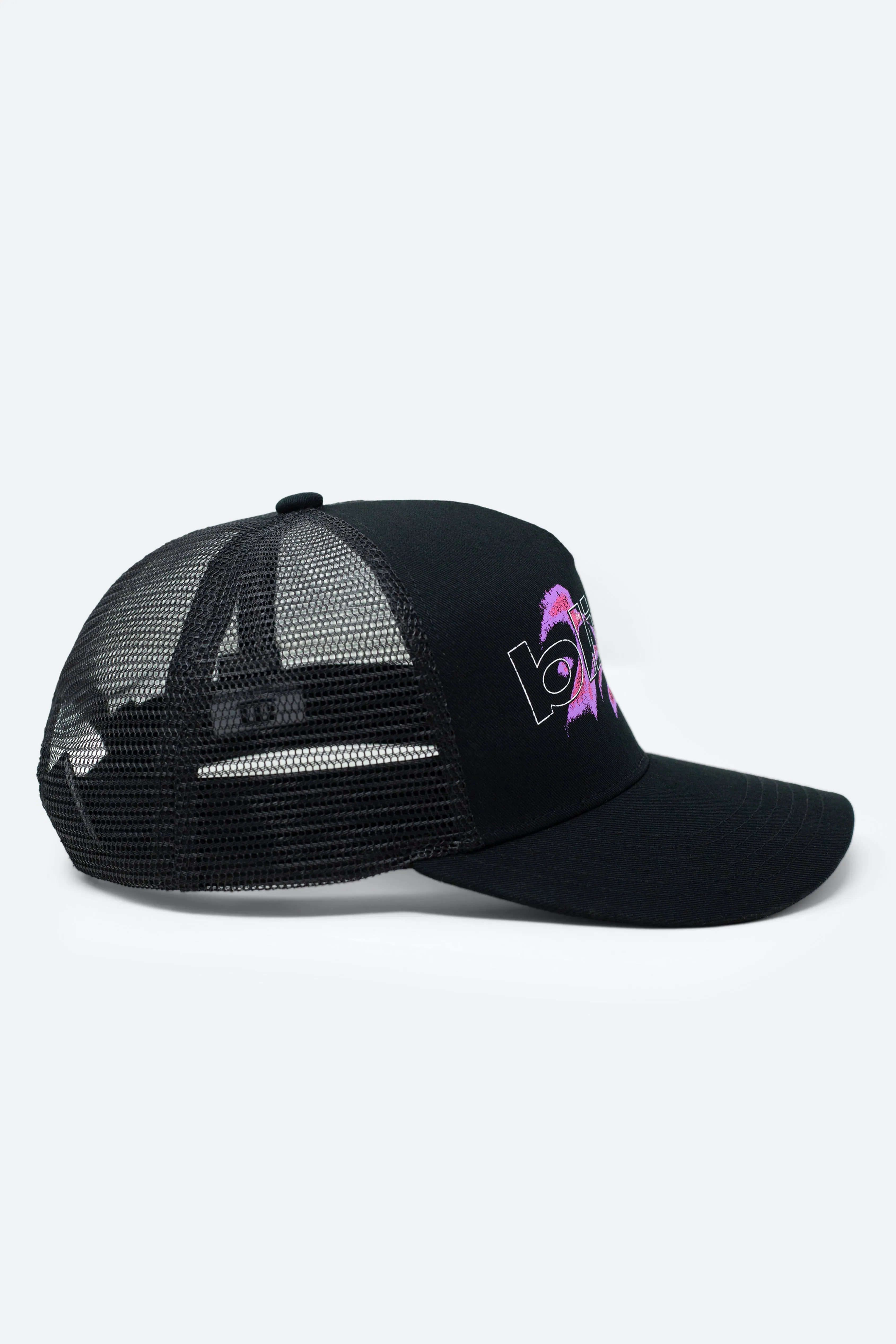 Bliss Trucker Hat - Black/Purple sold by MNML product image thumbnail 5