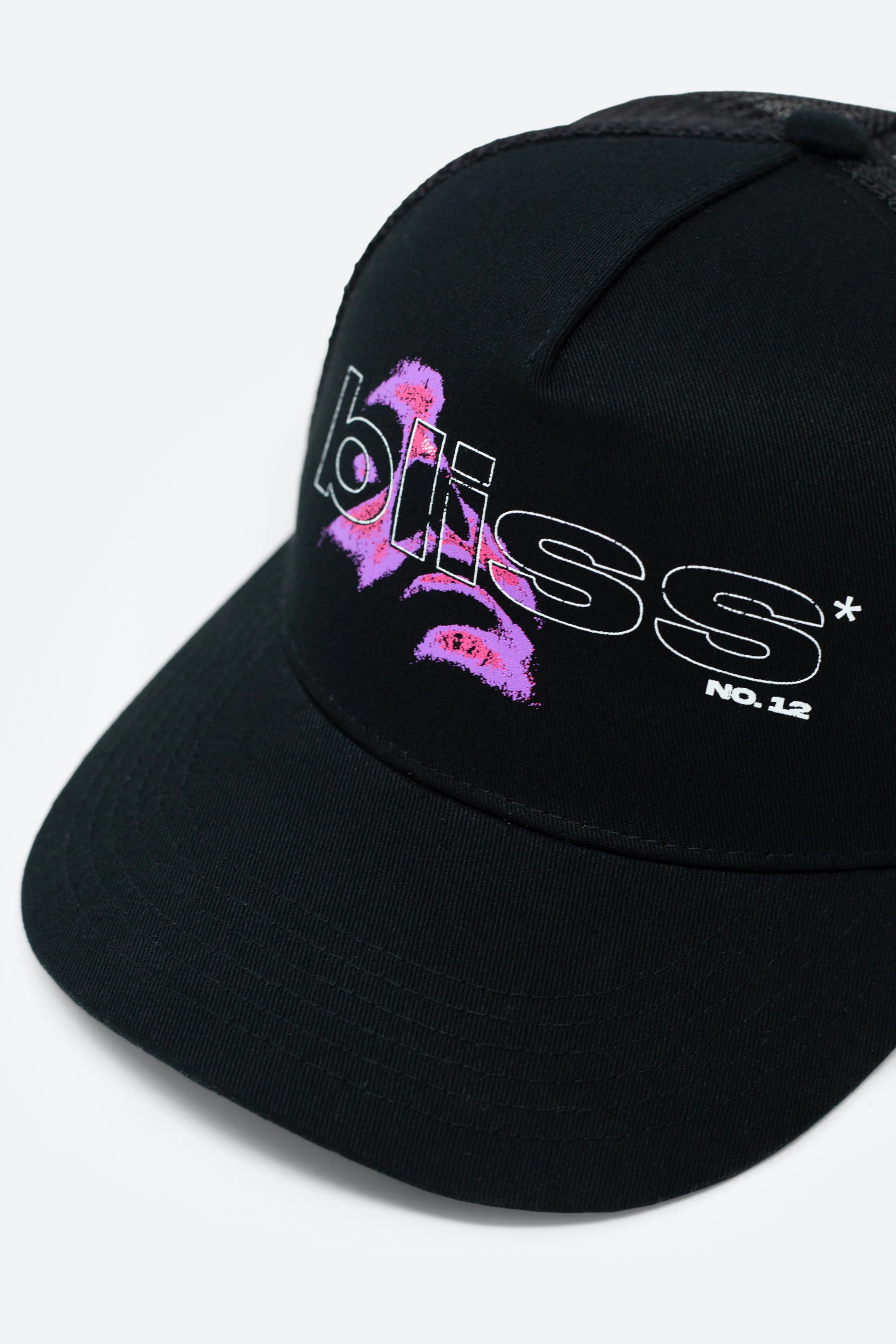 Bliss Trucker Hat - Black/Purple sold by MNML product image thumbnail 4