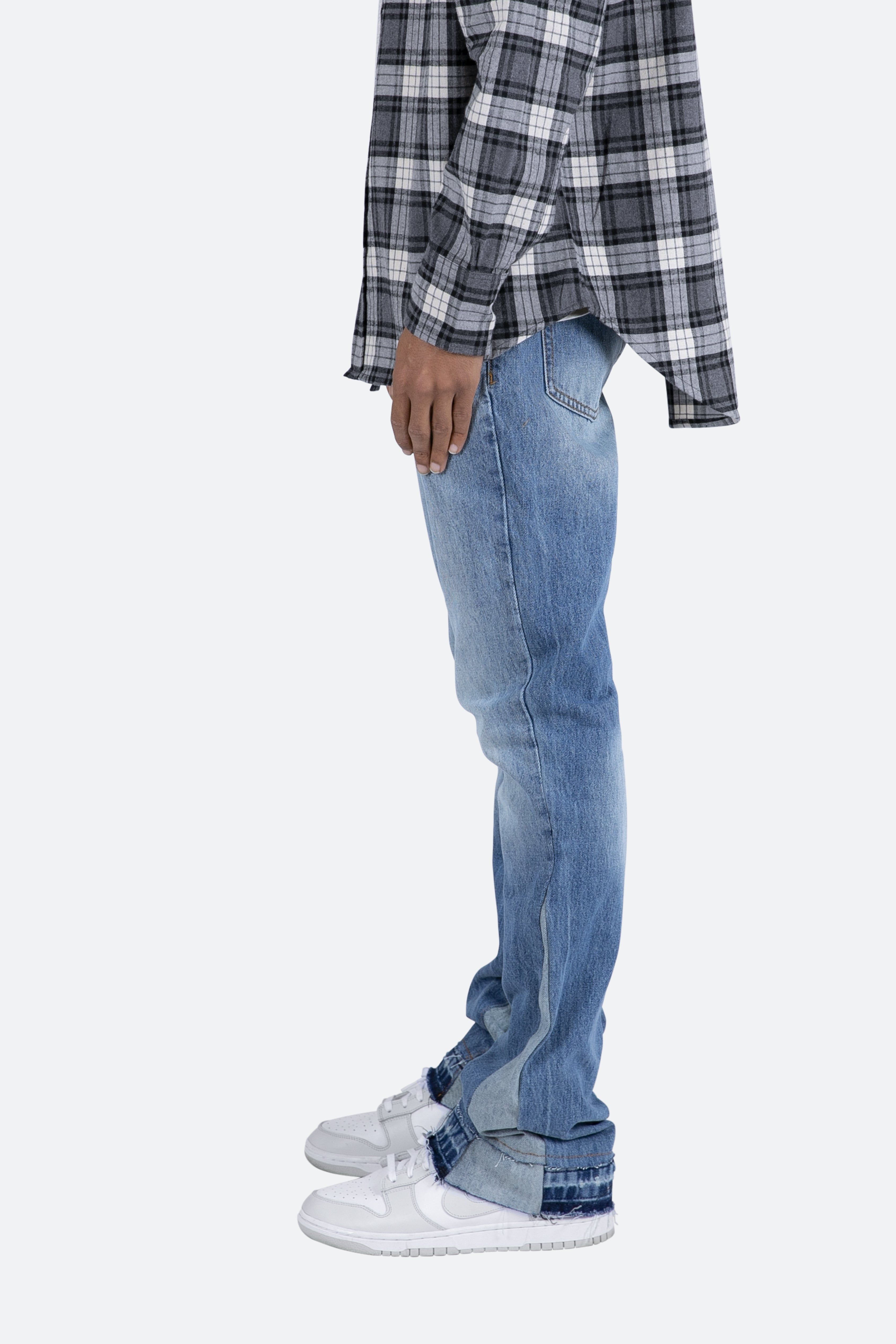 B119 Flare Denim - Blue sold by MNML product image thumbnail 5