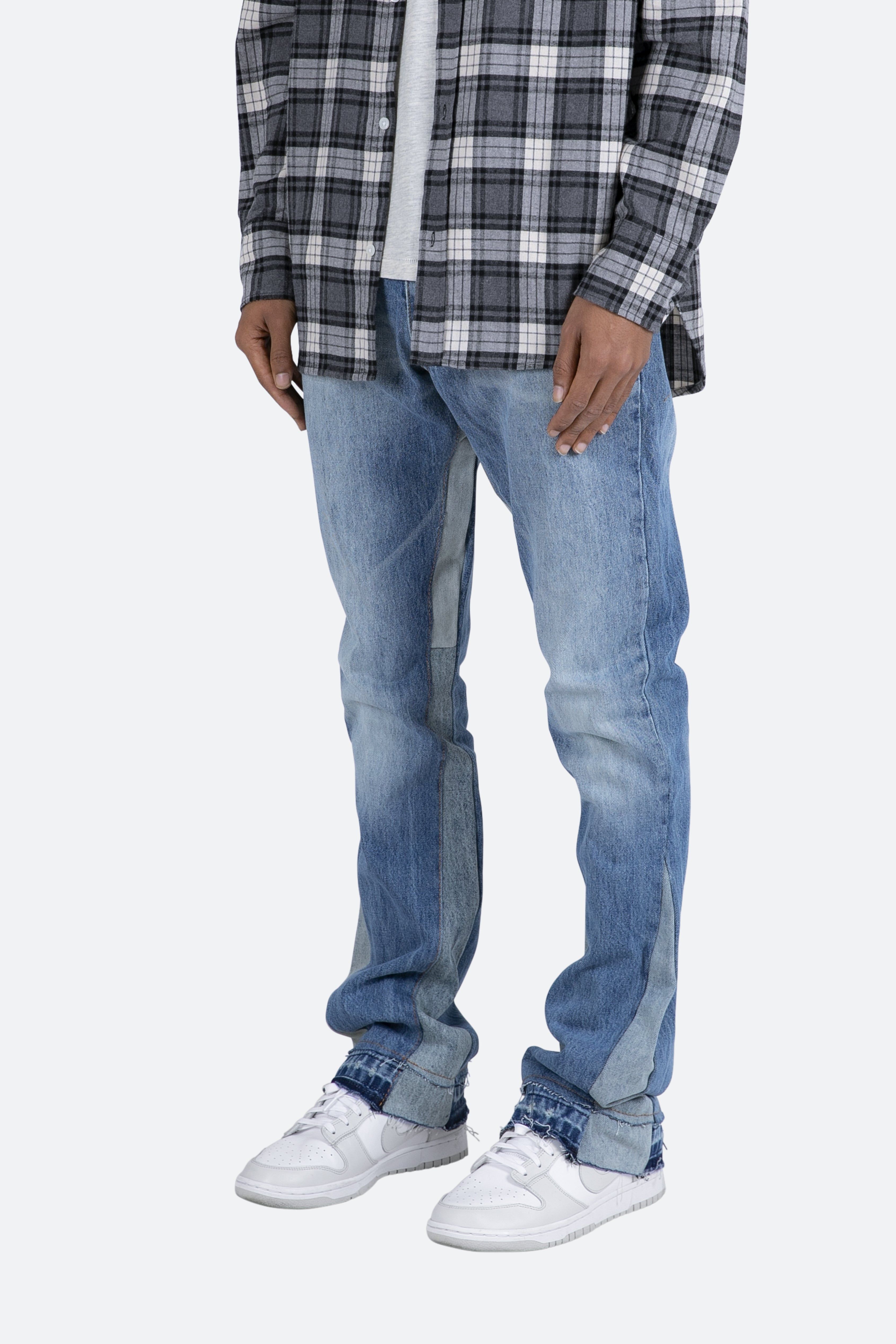 B119 Flare Denim - Blue sold by MNML product image thumbnail 4