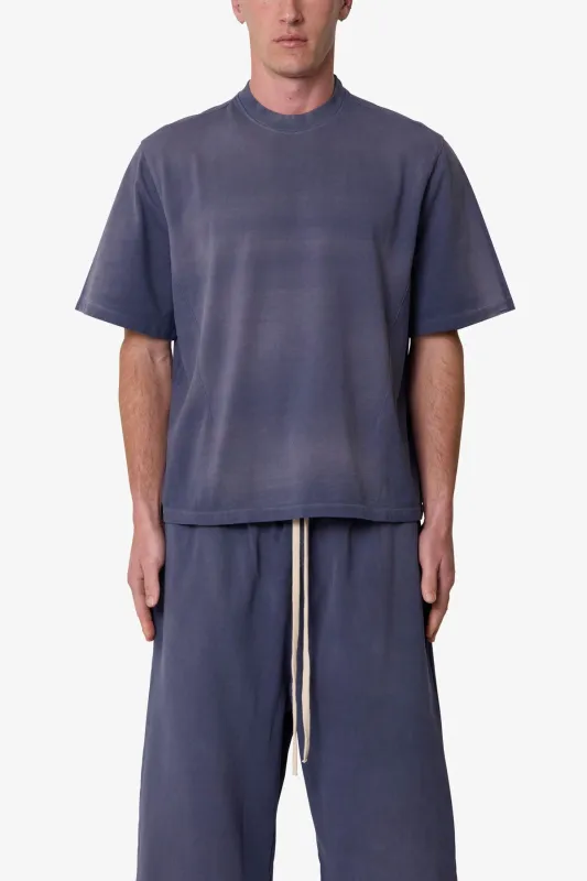 Washed Dart Tee - Washed Navy made by MNML