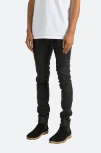 M134 Leather Pants - Black | Parallel