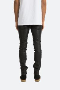 パンツ mnml leather jeans black denim 28 MNML M134 Leather Pants - Black | Parallel