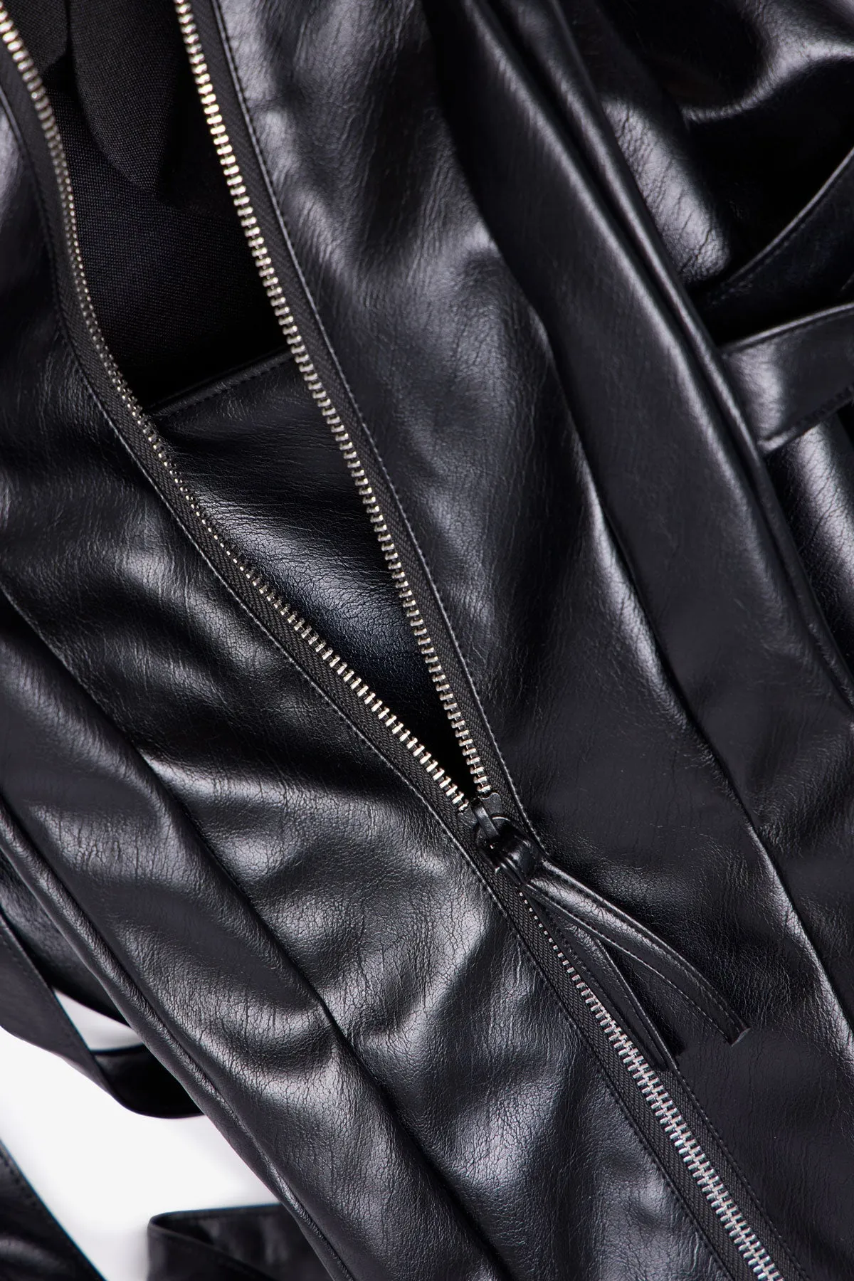 Leather Weekender Bag - Black sold by MNML product image thumbnail 4