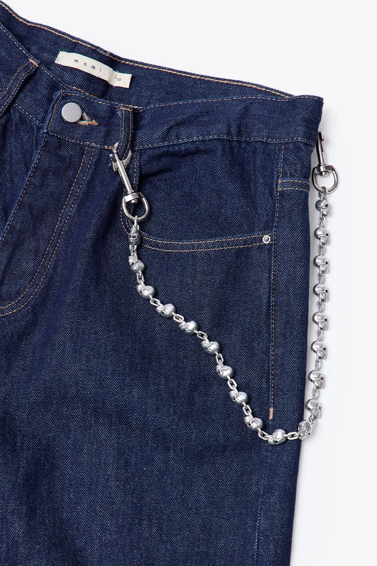 Skull Wallet Chain - Silver sold by MNML product image thumbnail 4