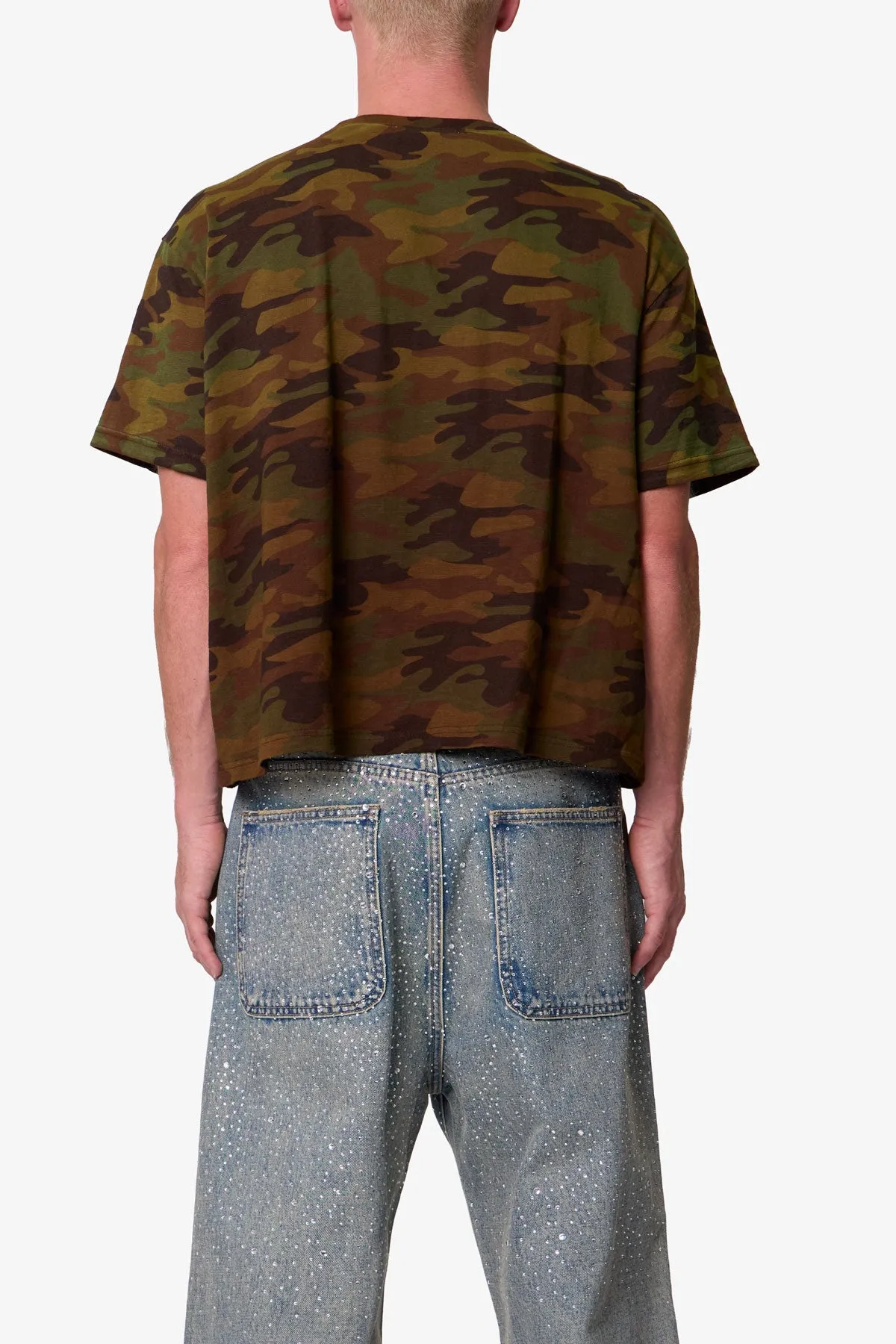 Sprayed Slub Tee - Camo sold by MNML product image thumbnail 5