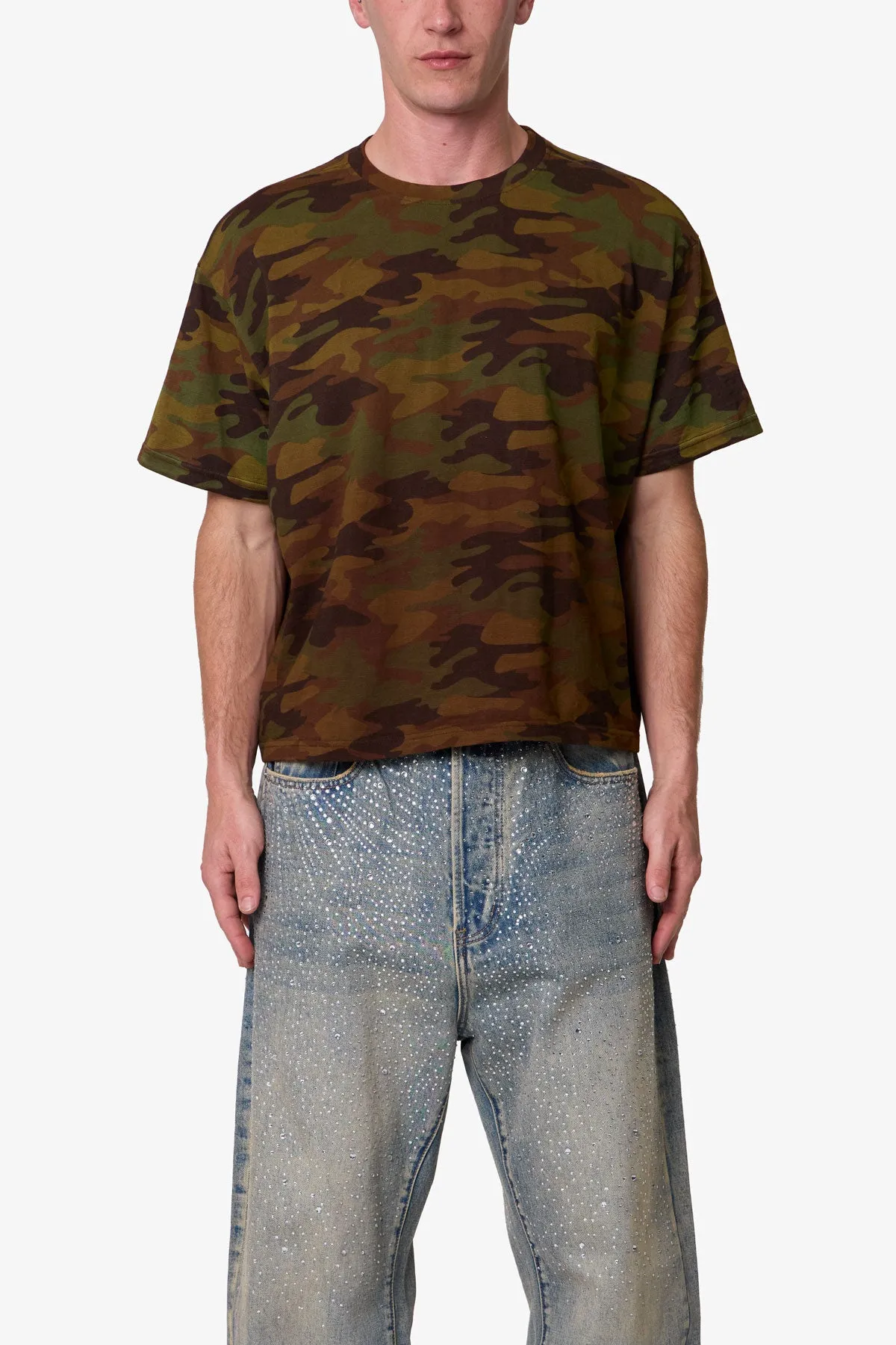 Sprayed Slub Tee - Camo sold by MNML product image thumbnail 2