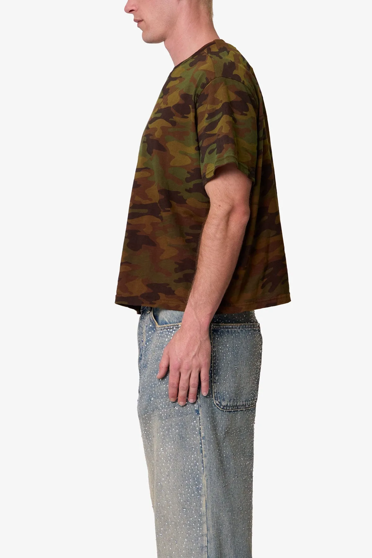 Sprayed Slub Tee - Camo sold by MNML product image thumbnail 4
