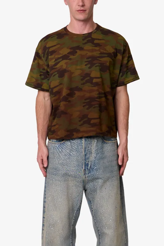 Sprayed Slub Tee - Camo made by MNML