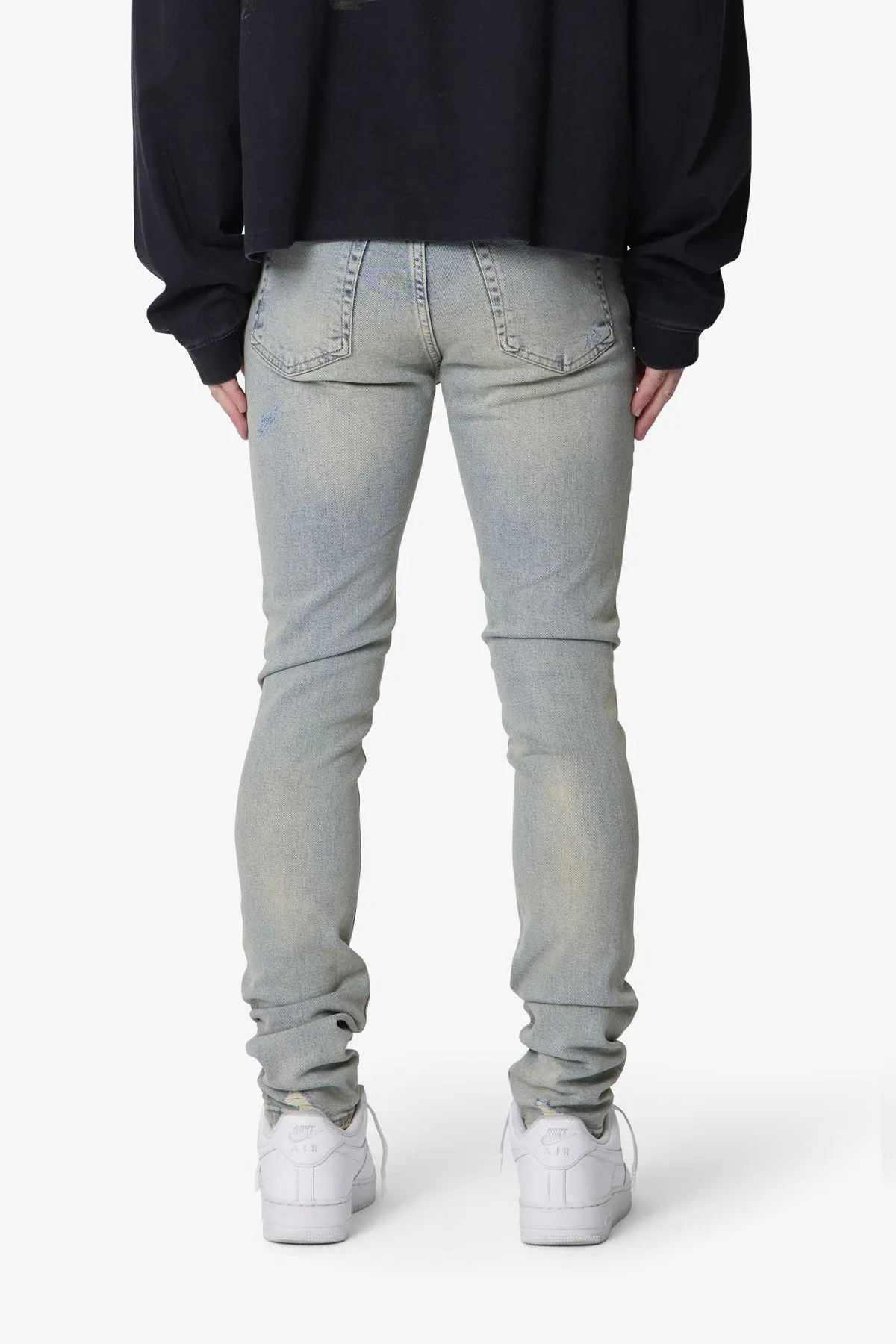 Shredded Skinny Denim - Blue sold by MNML product image thumbnail 5