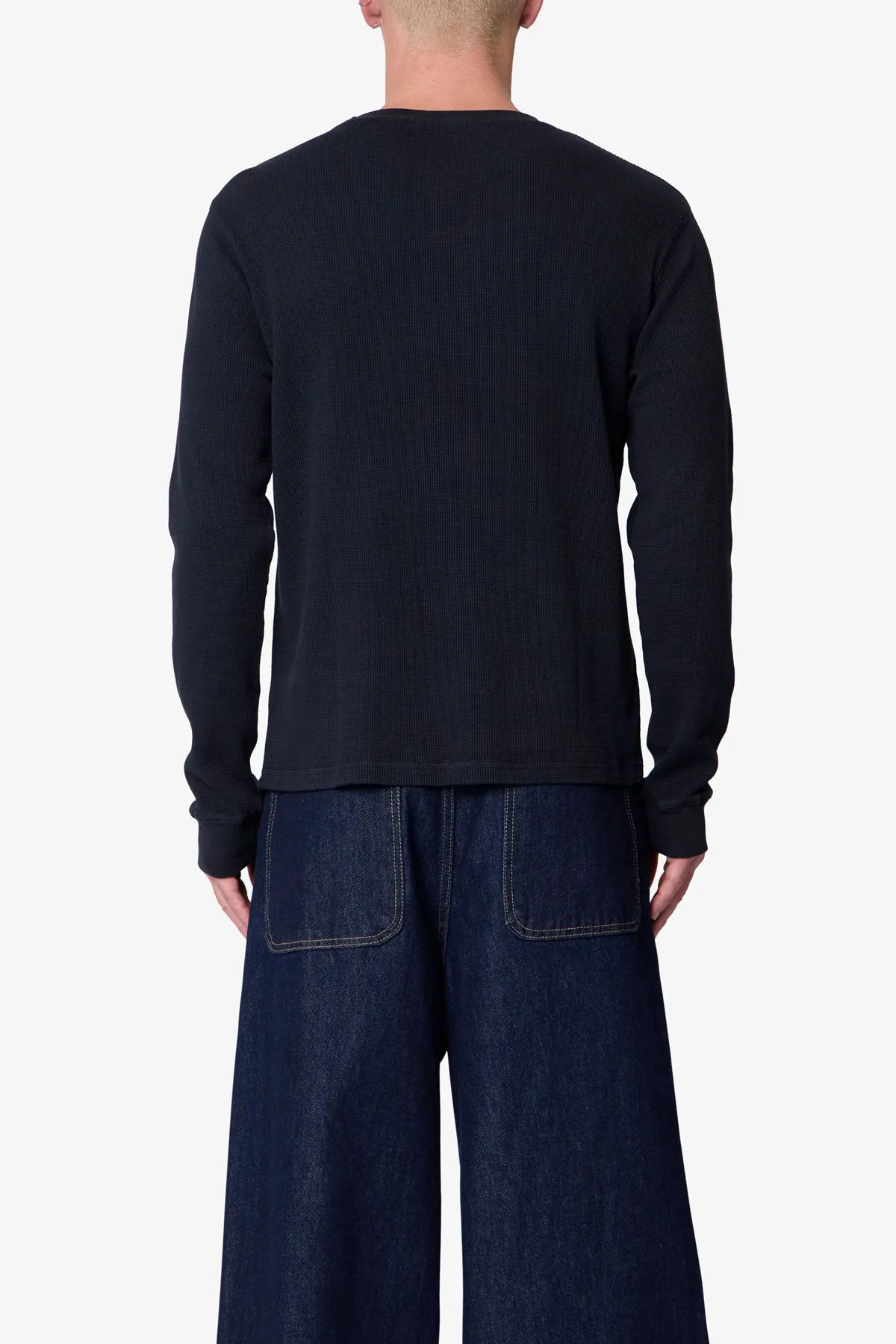 Basic Thermal L/S Tee - Black sold by MNML product image thumbnail 5