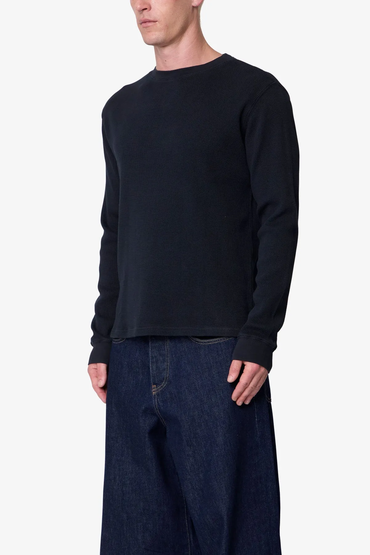 Basic Thermal L/S Tee - Black sold by MNML product image thumbnail 3