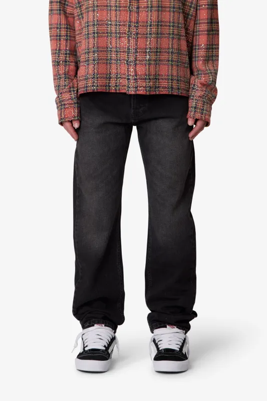 Straight Denim - Western Black made by MNML