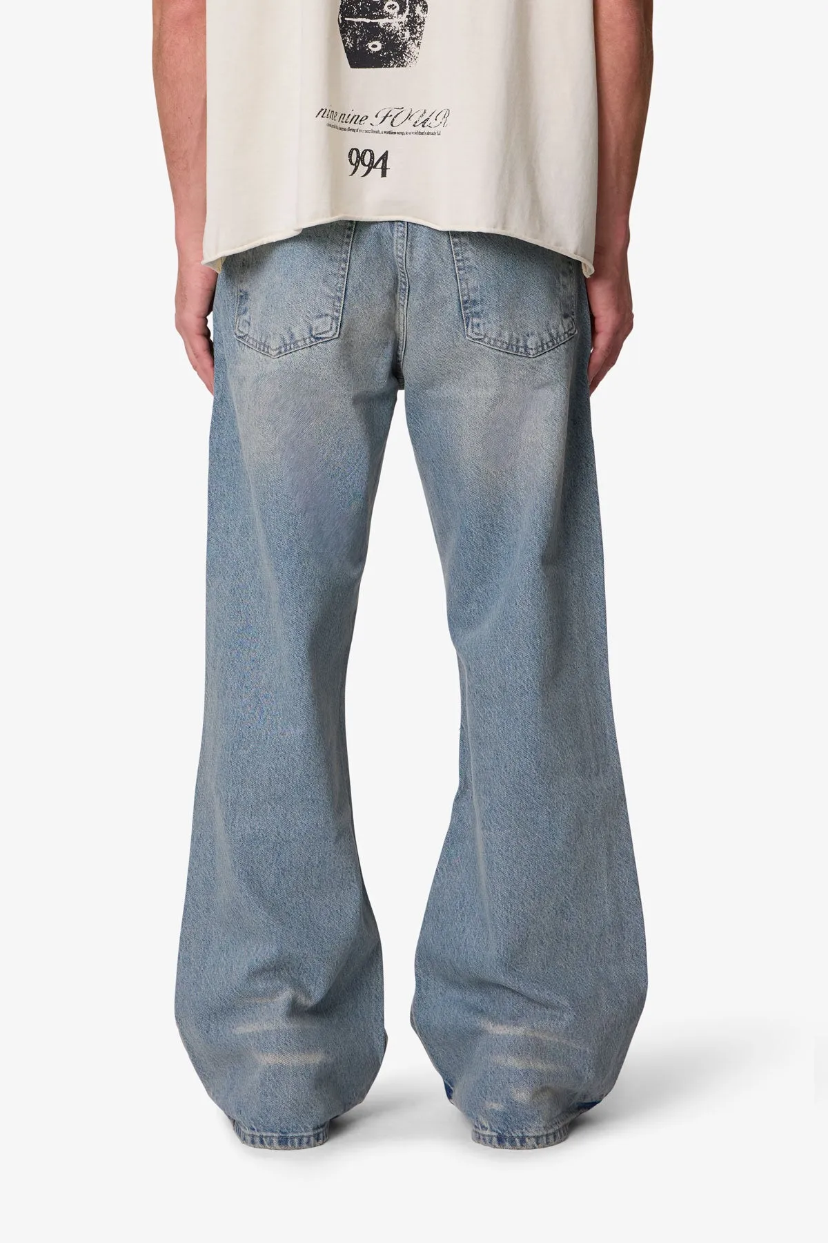 Kick Flare Denim - Western Blue sold by MNML product image thumbnail 5