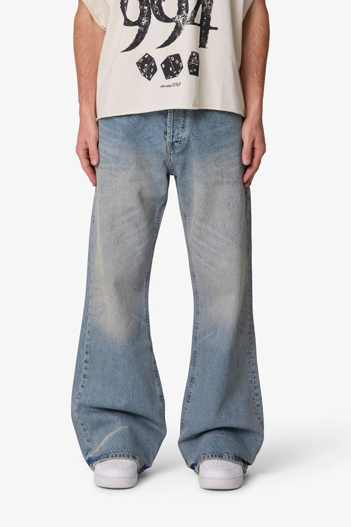 Kick Flare Denim - Western Blue sold by MNML product image thumbnail 2