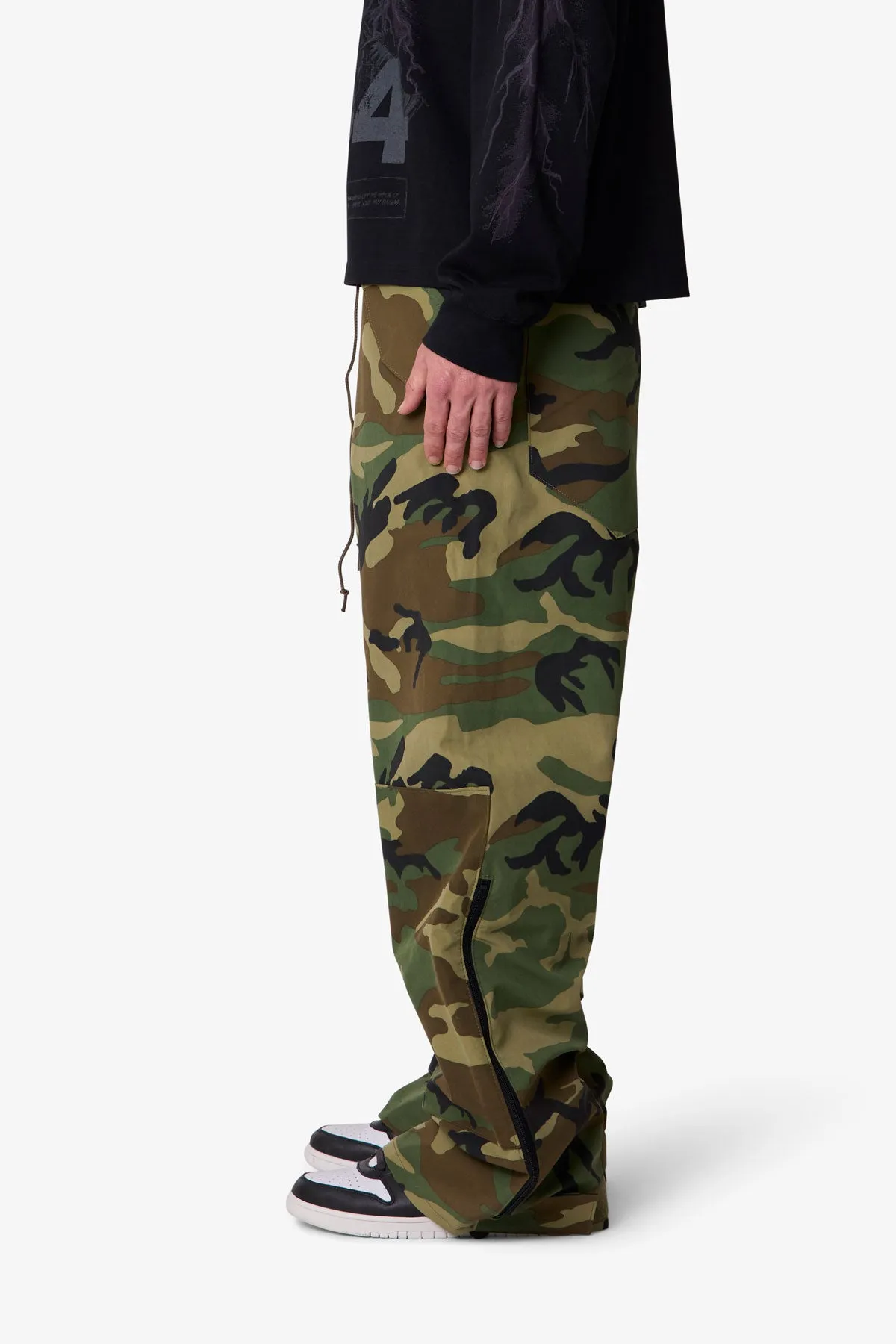 Baggy Military Pants - Camo sold by MNML product image thumbnail 4