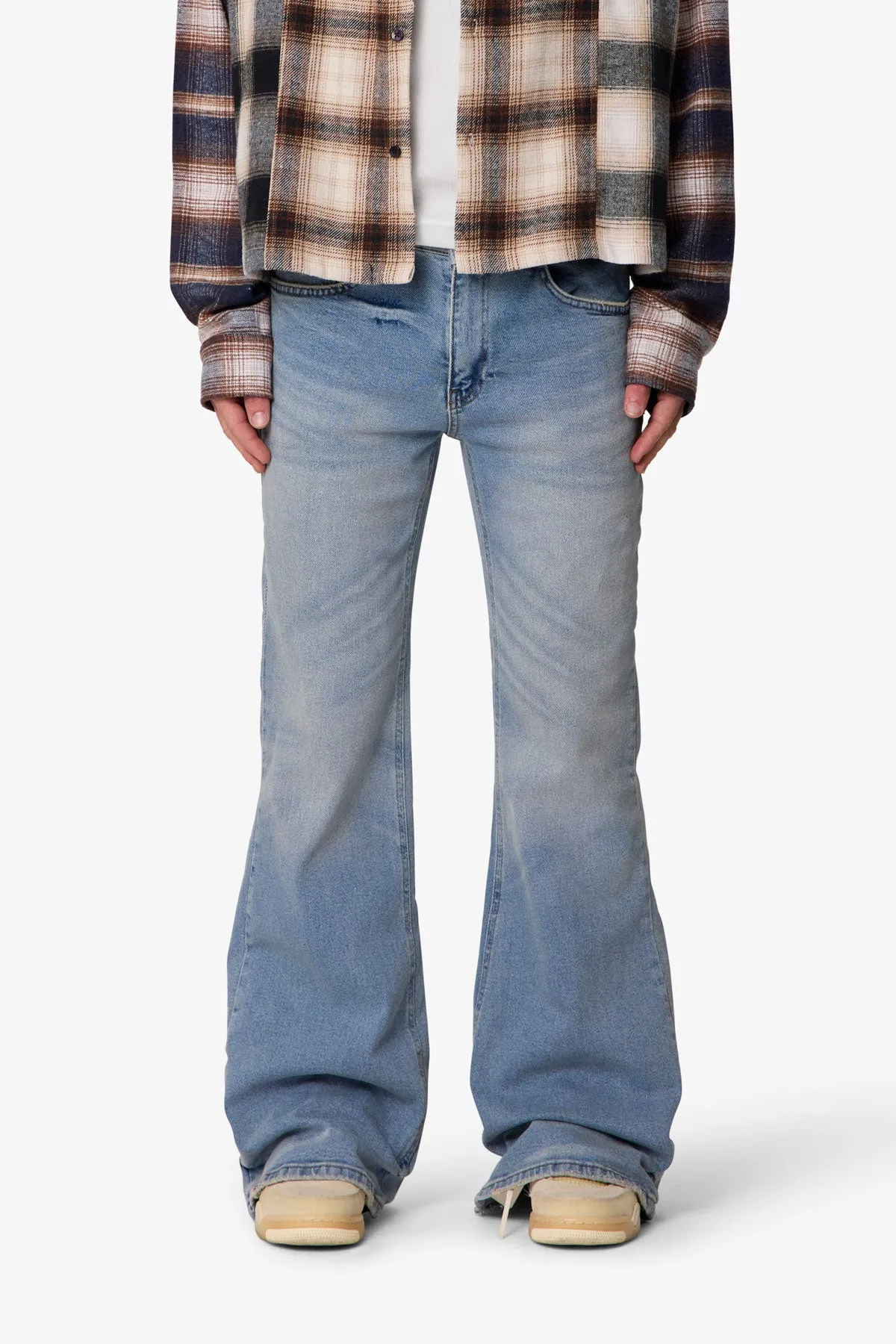 Super Flare Denim - Vintage Blue sold by MNML