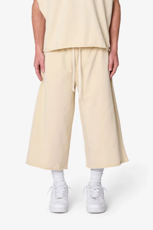 Extra Long Sweatshorts - Off White made by MNML