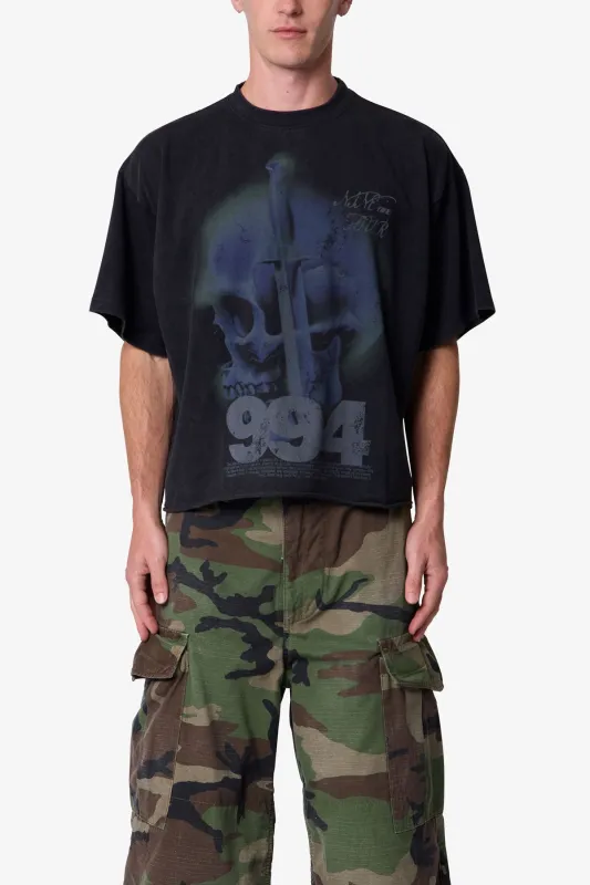Knife Skull Tee - Black made by MNML