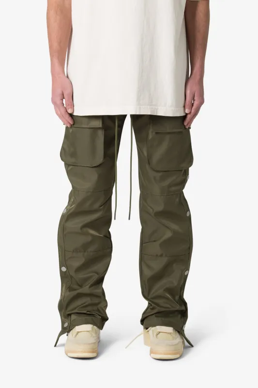 Snap Front Cargo Pants - Olive (OLD) made by MNML