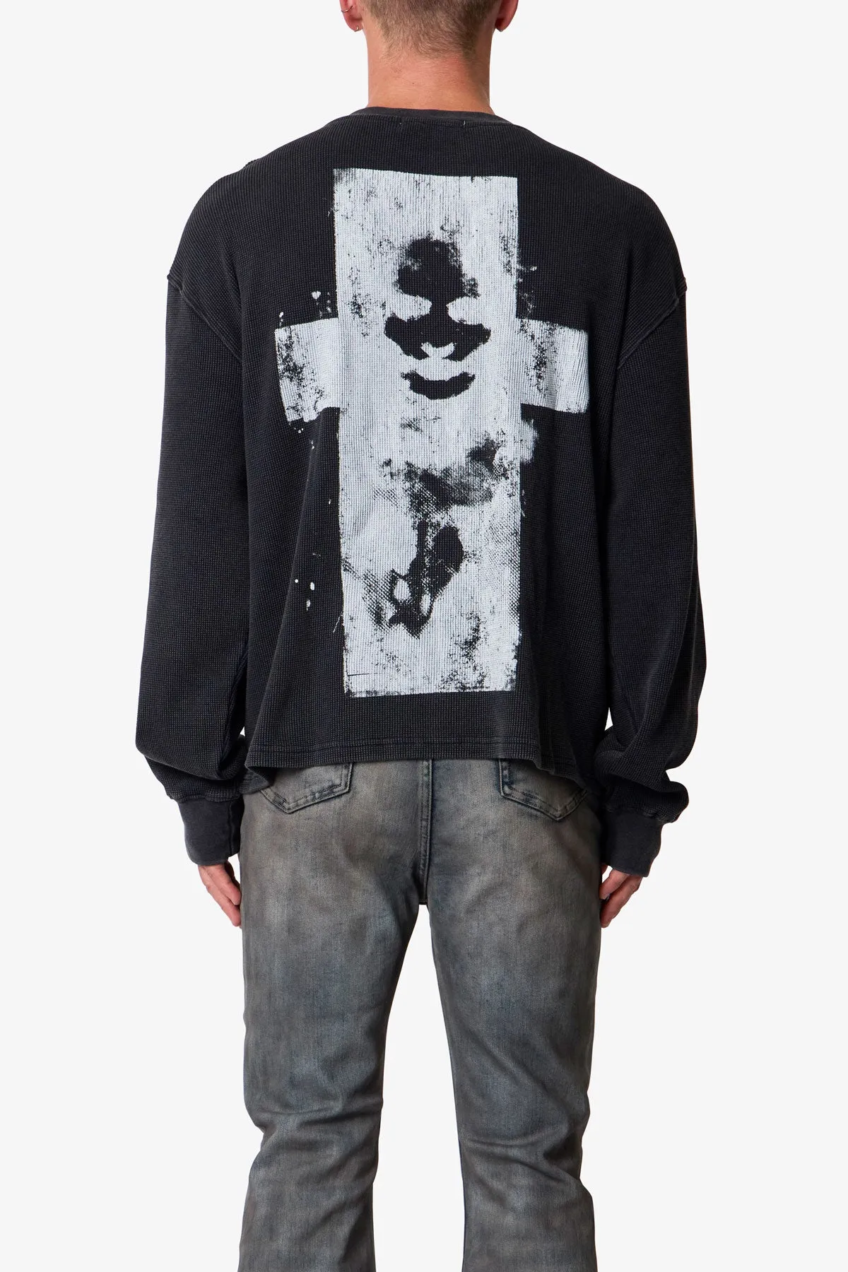 Corruption Thermal L/S Tee - Black sold by MNML product image thumbnail 5