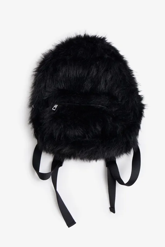 Fur Backpack - Black made by MNML