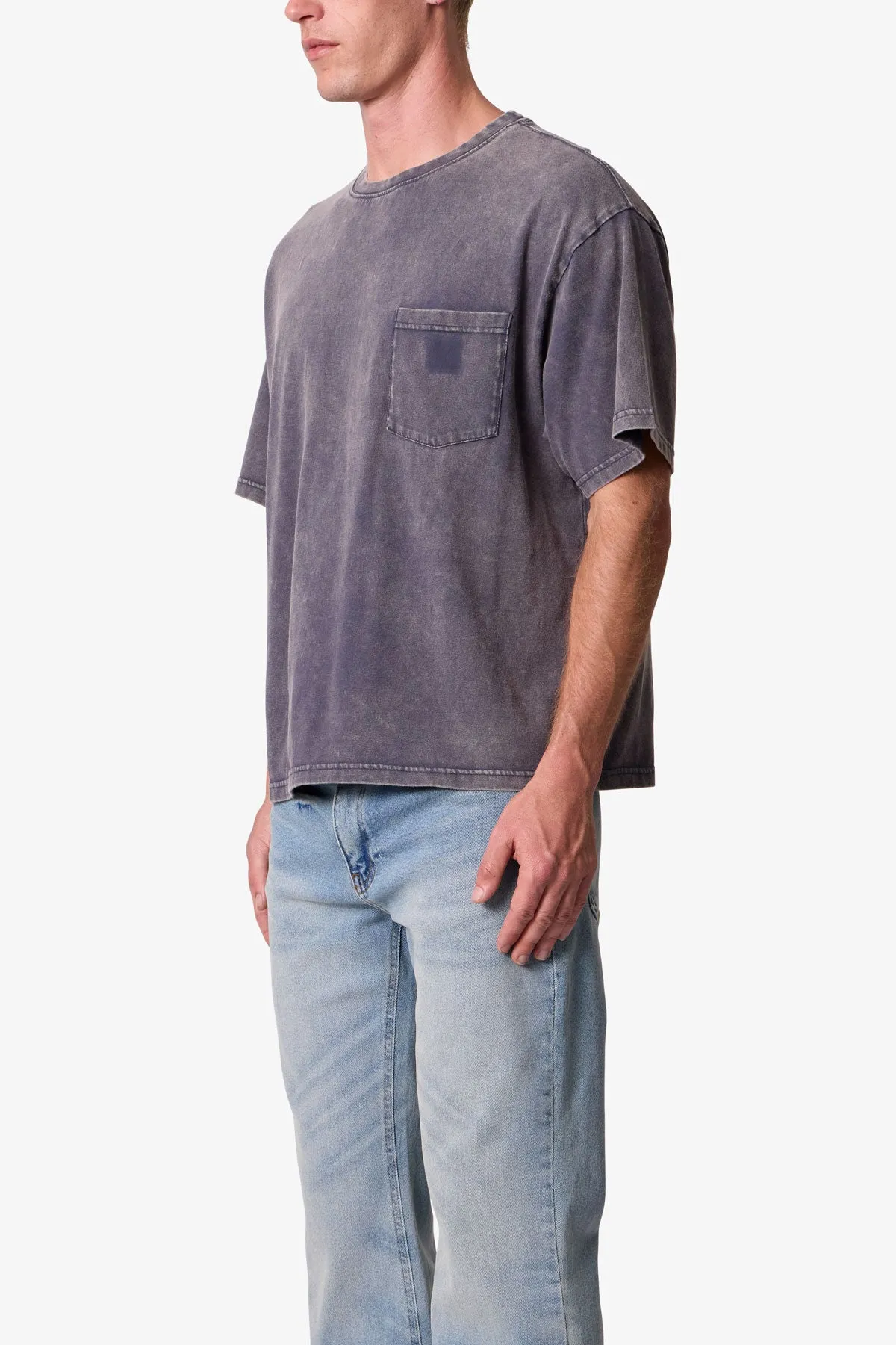 Vintage Pocket Tee - Washed Black sold by MNML product image thumbnail 3