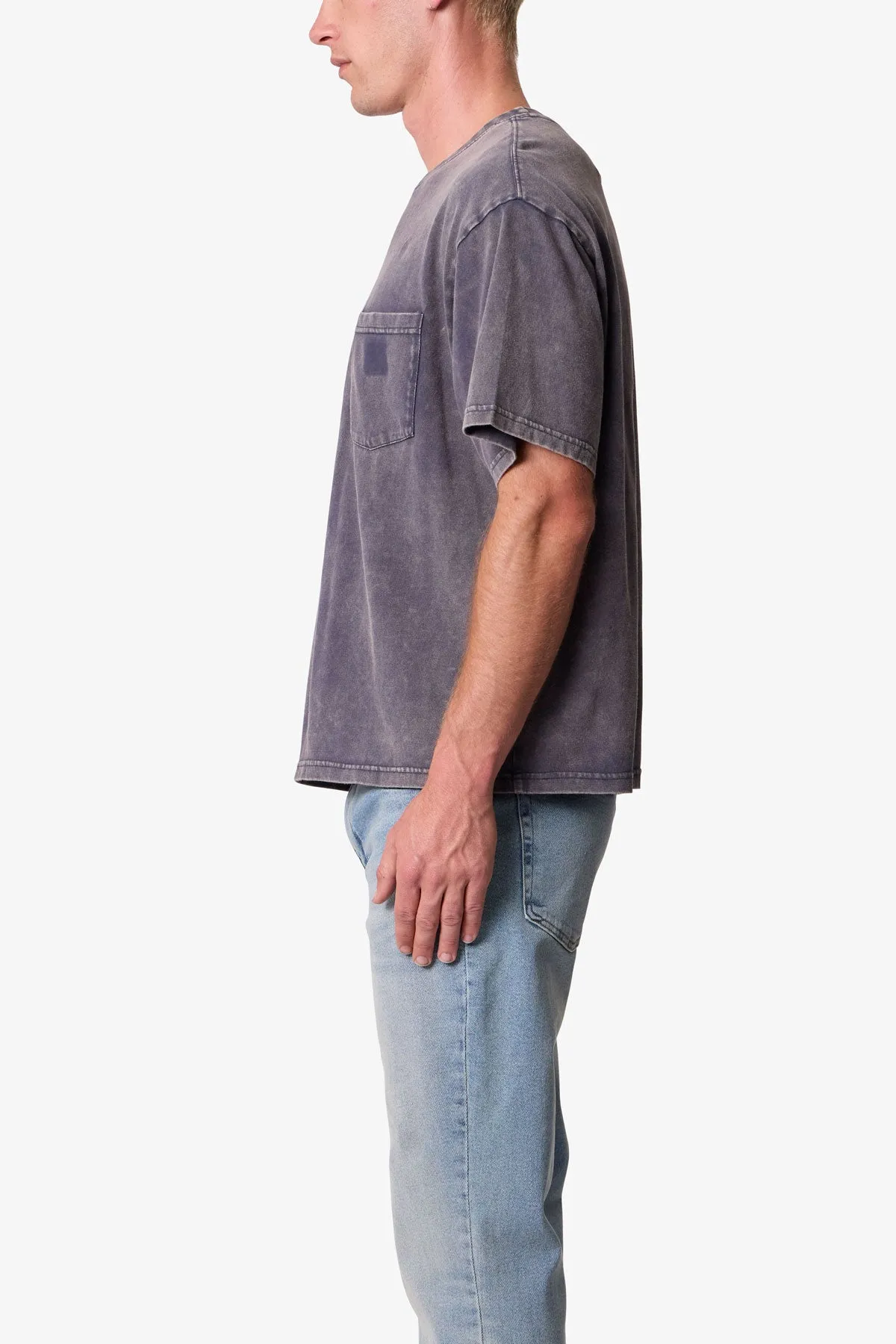 Vintage Pocket Tee - Washed Black sold by MNML product image thumbnail 4