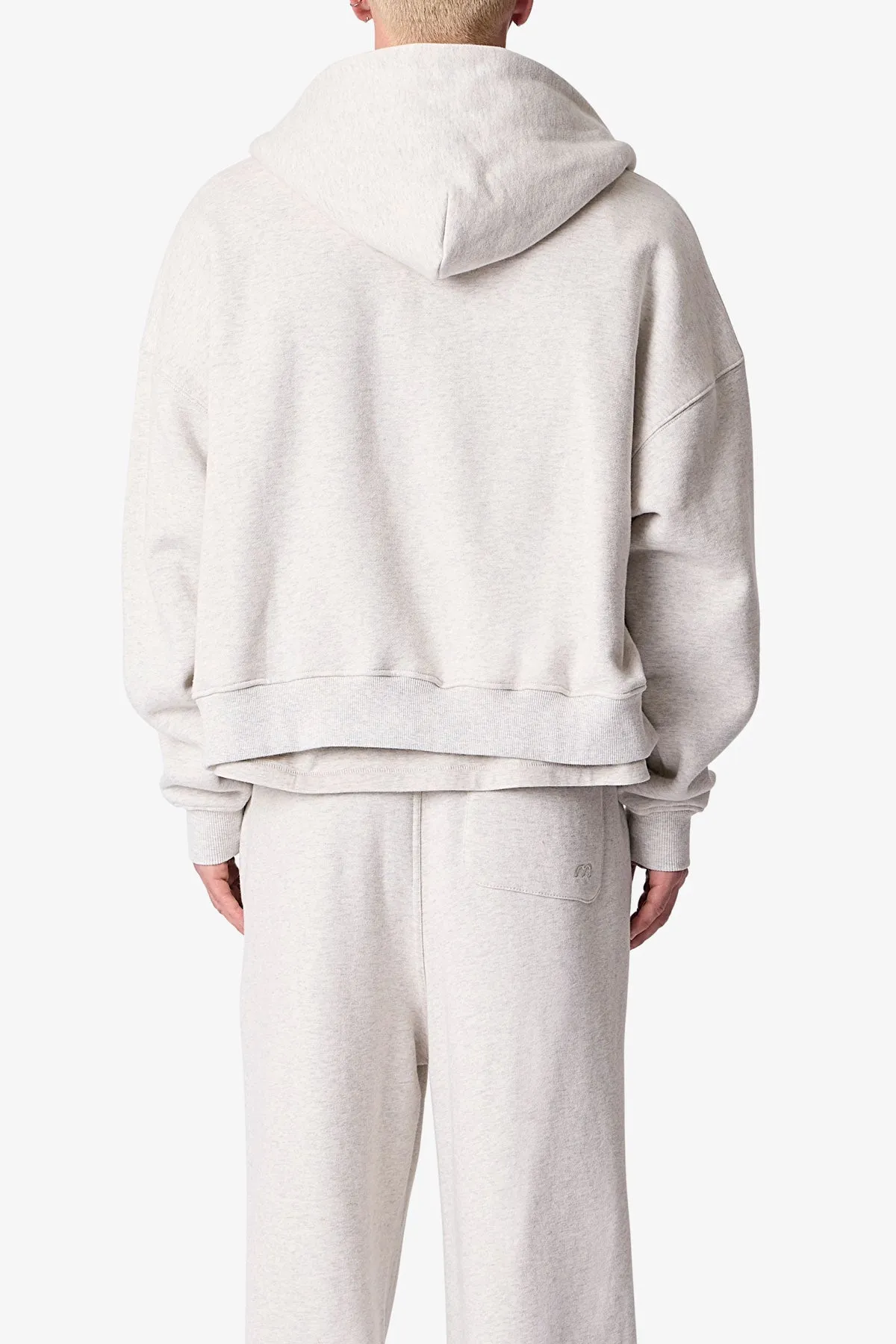 Zip Hoodie - Oatmeal sold by MNML product image thumbnail 5