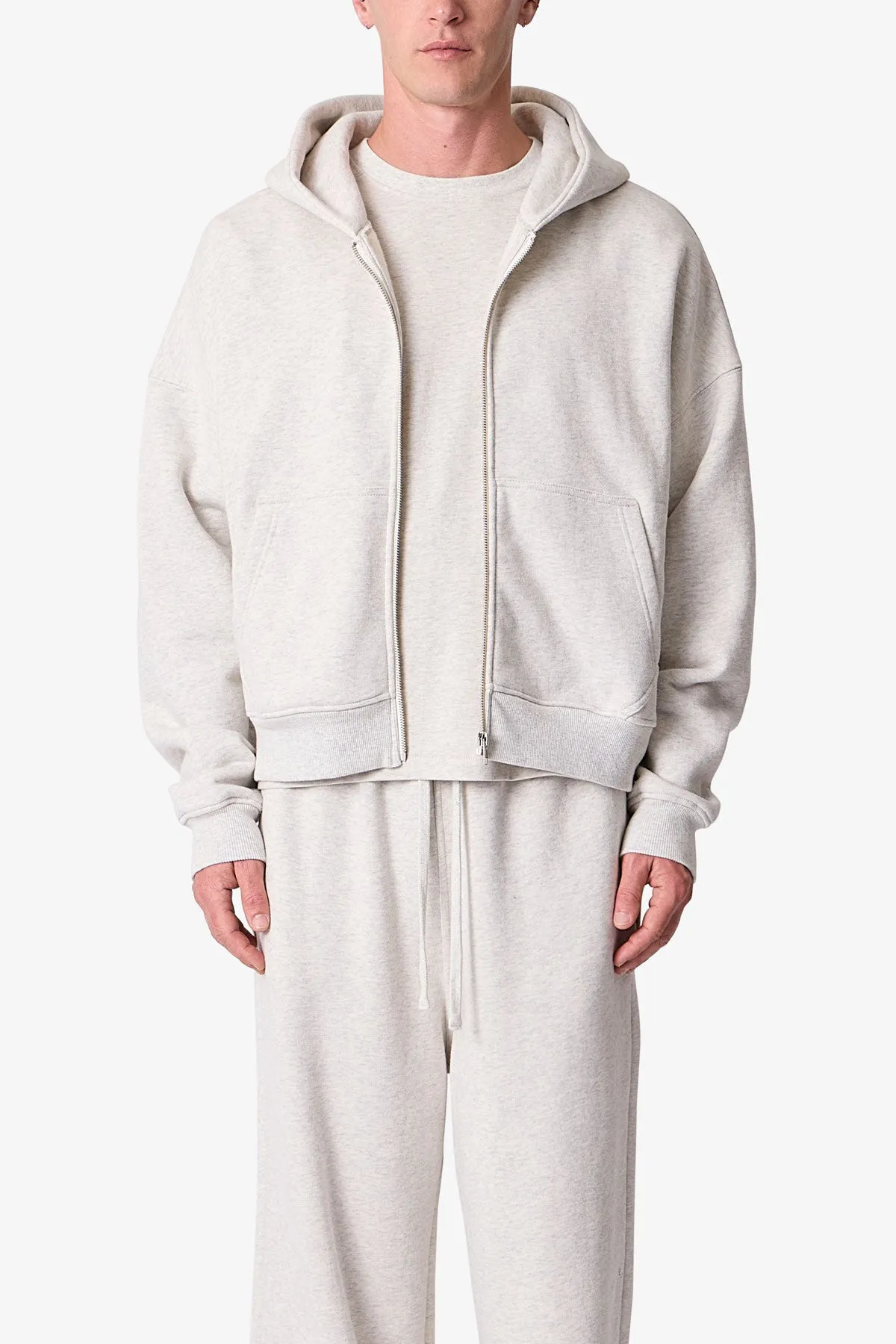 Zip Hoodie - Oatmeal sold by MNML product image thumbnail 2