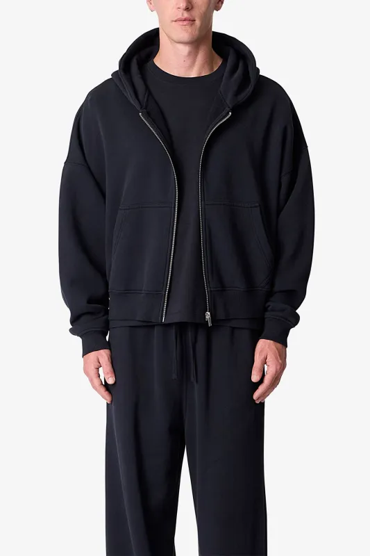 Zip Hoodie - Black made by MNML