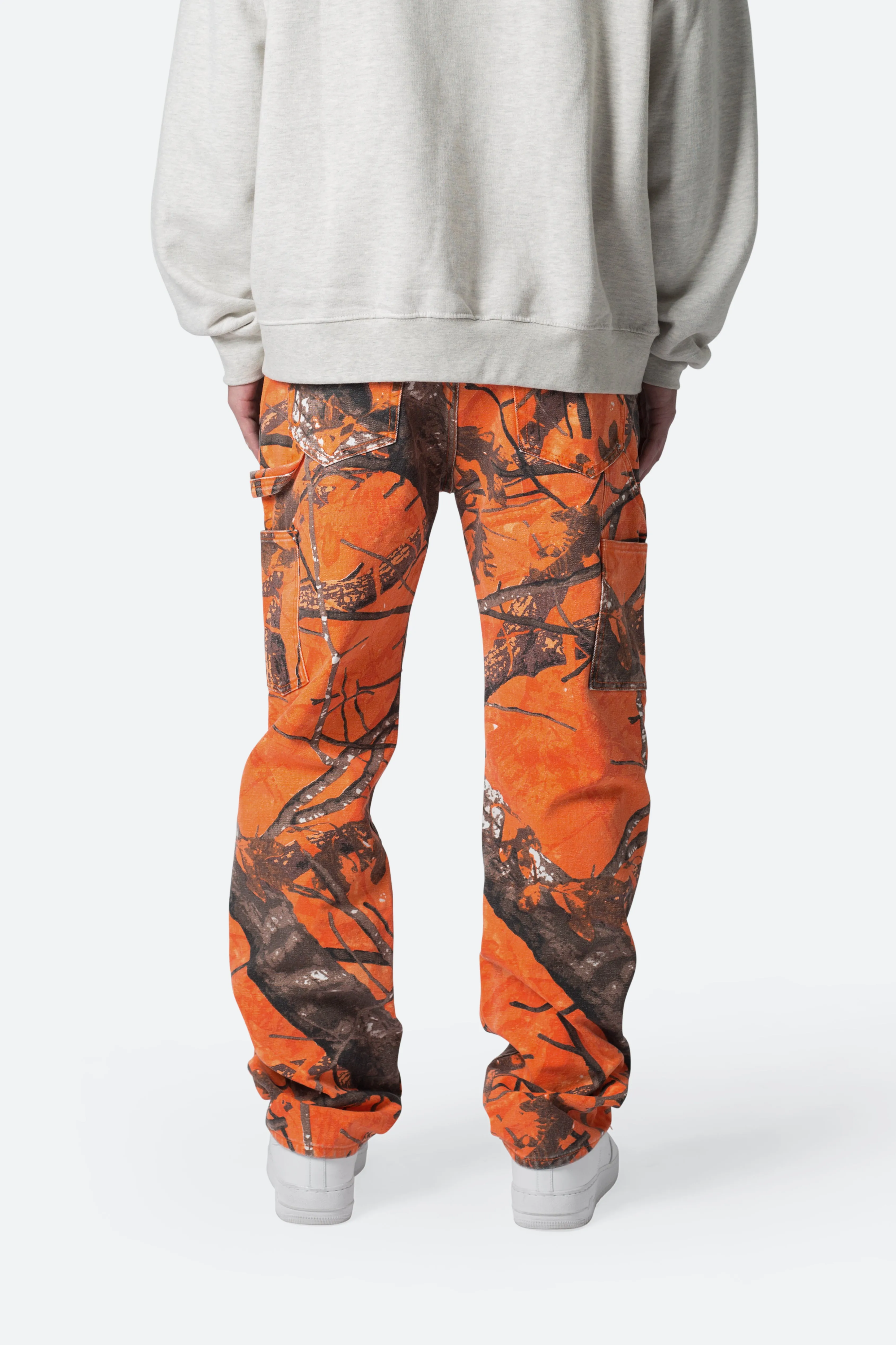 V603 Camo Carpenter Pants - Orange | Parallel