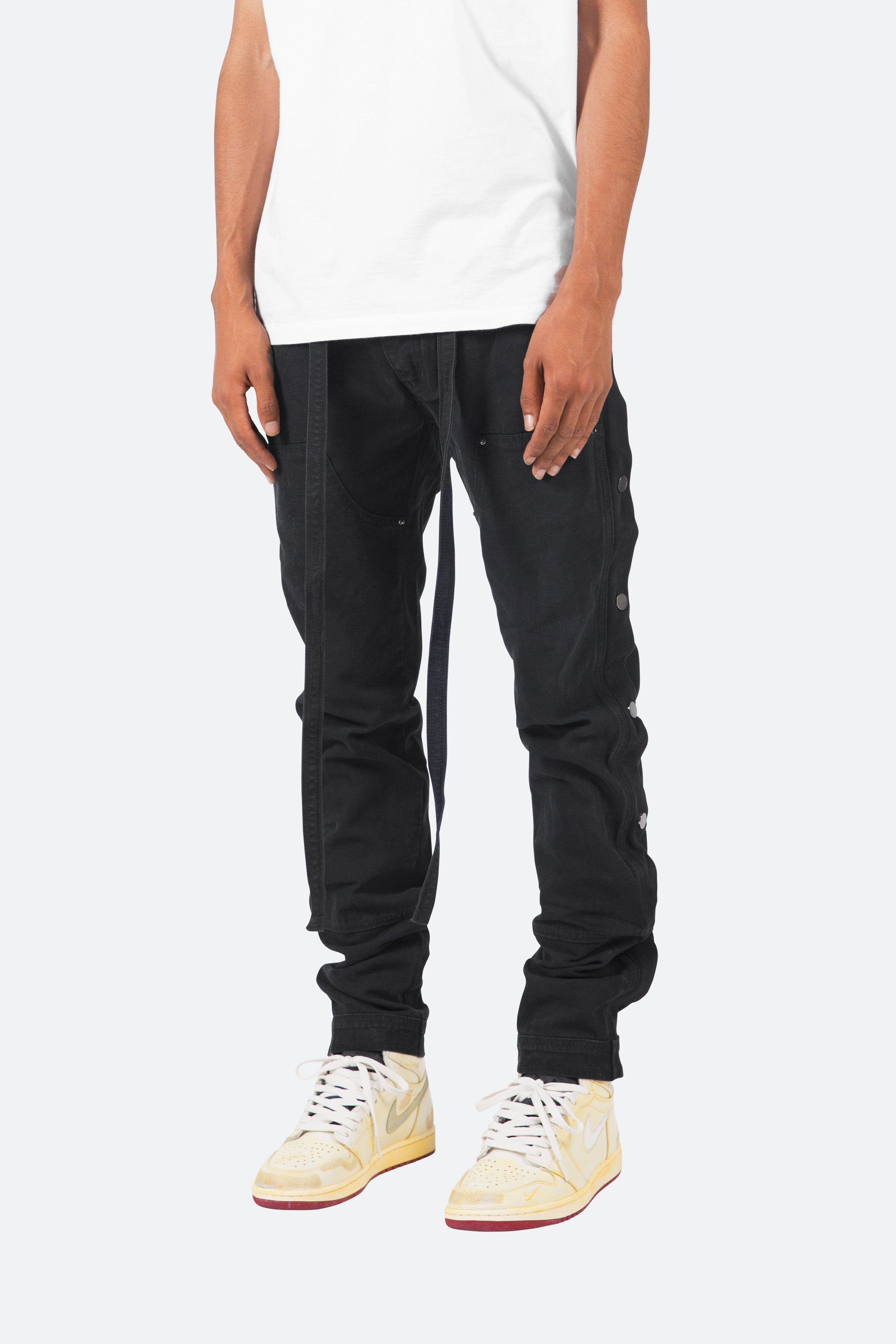 Snap Western Pants - Black sold by MNML product image thumbnail 4