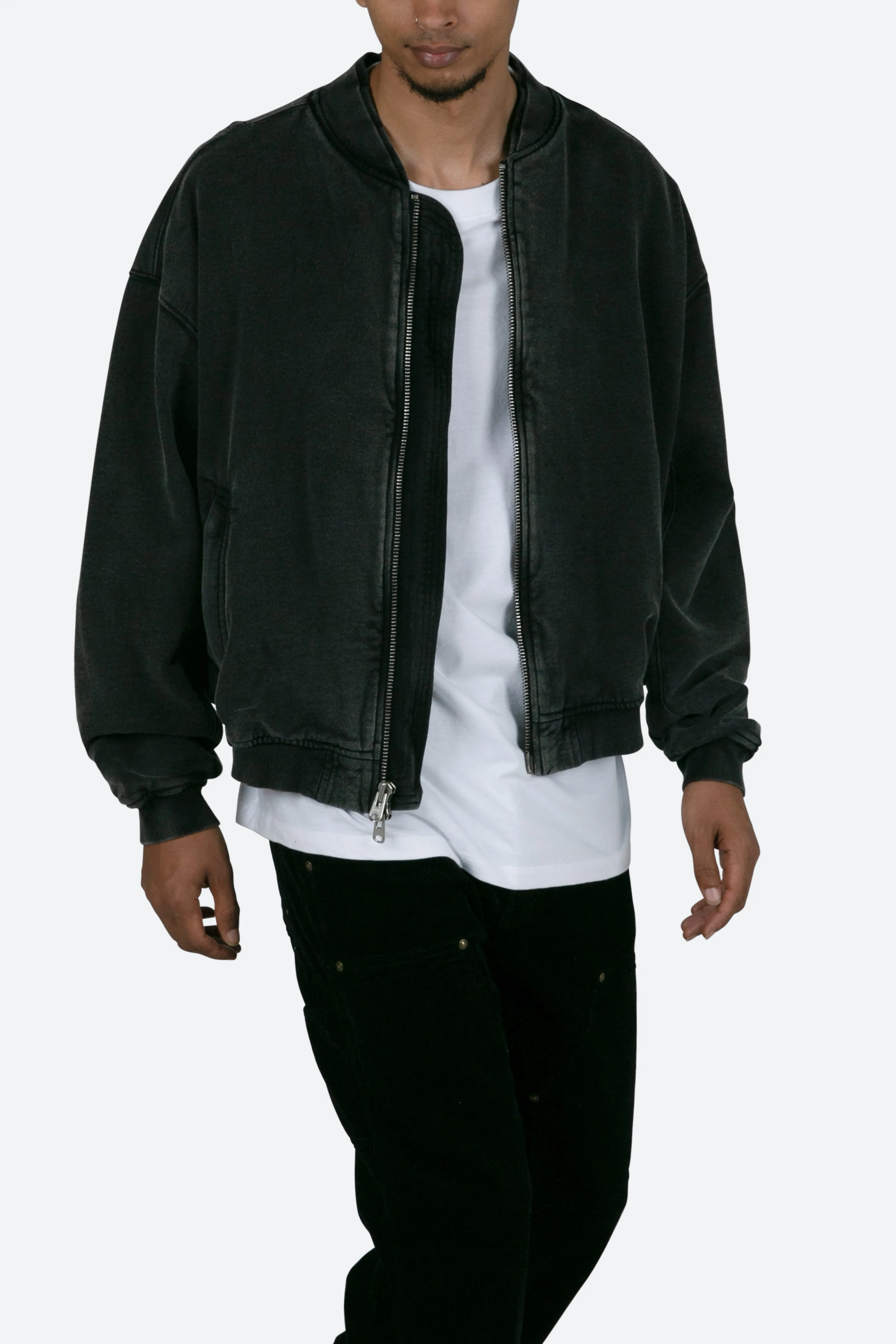 Layered Bomber Jacket - Black sold by MNML product image thumbnail 2