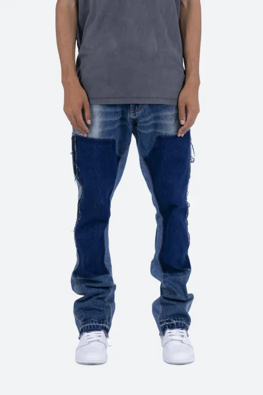 B118 Work Flare Denim - Blue sold by MNML