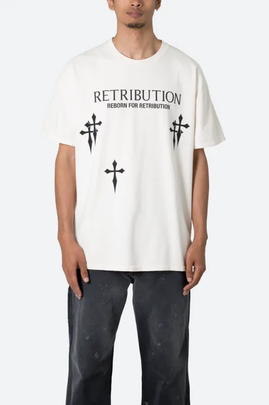 Retribution Tee - Off White sold by MNML