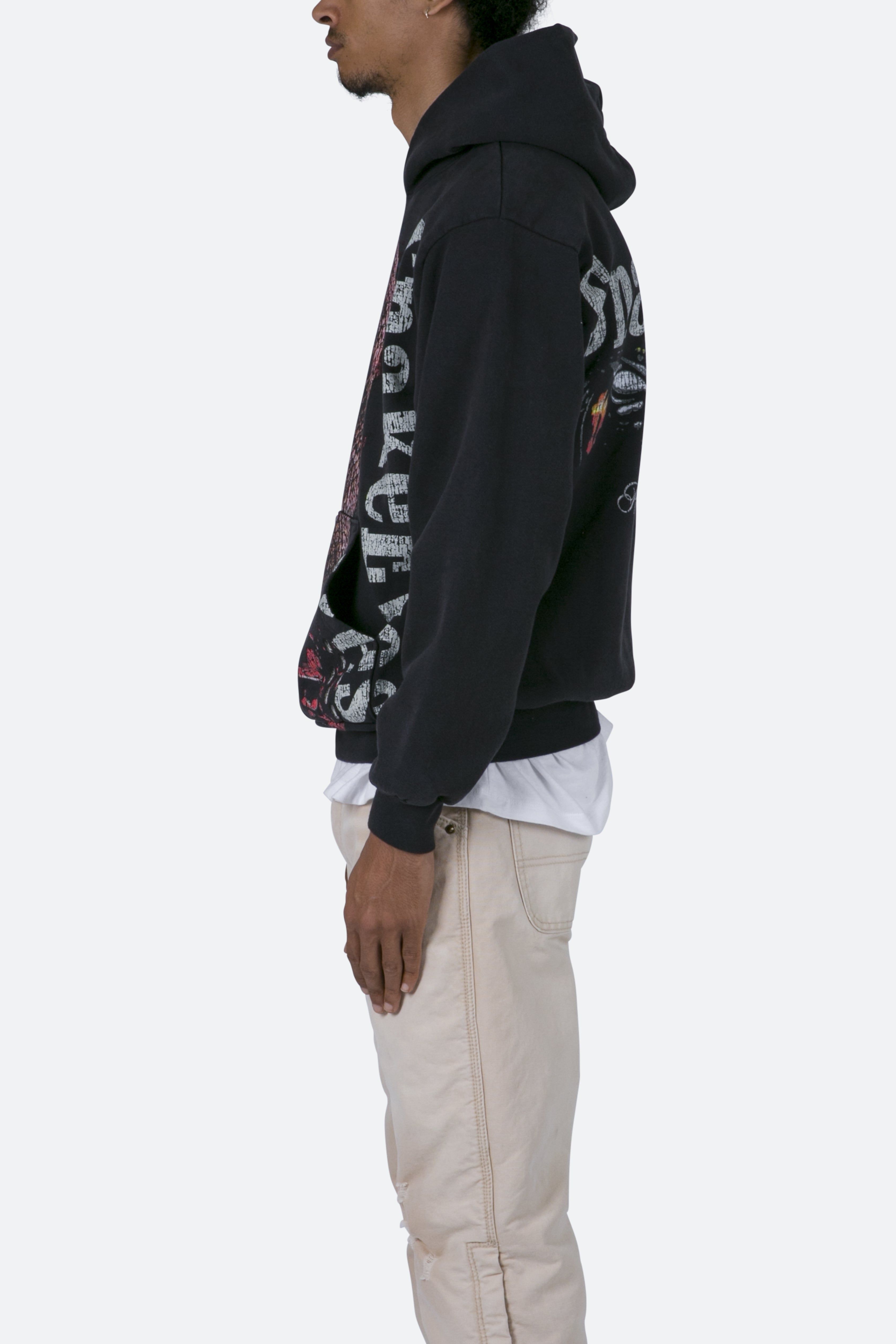 Snake Eyes Hoodie - Off Black sold by MNML product image thumbnail 5