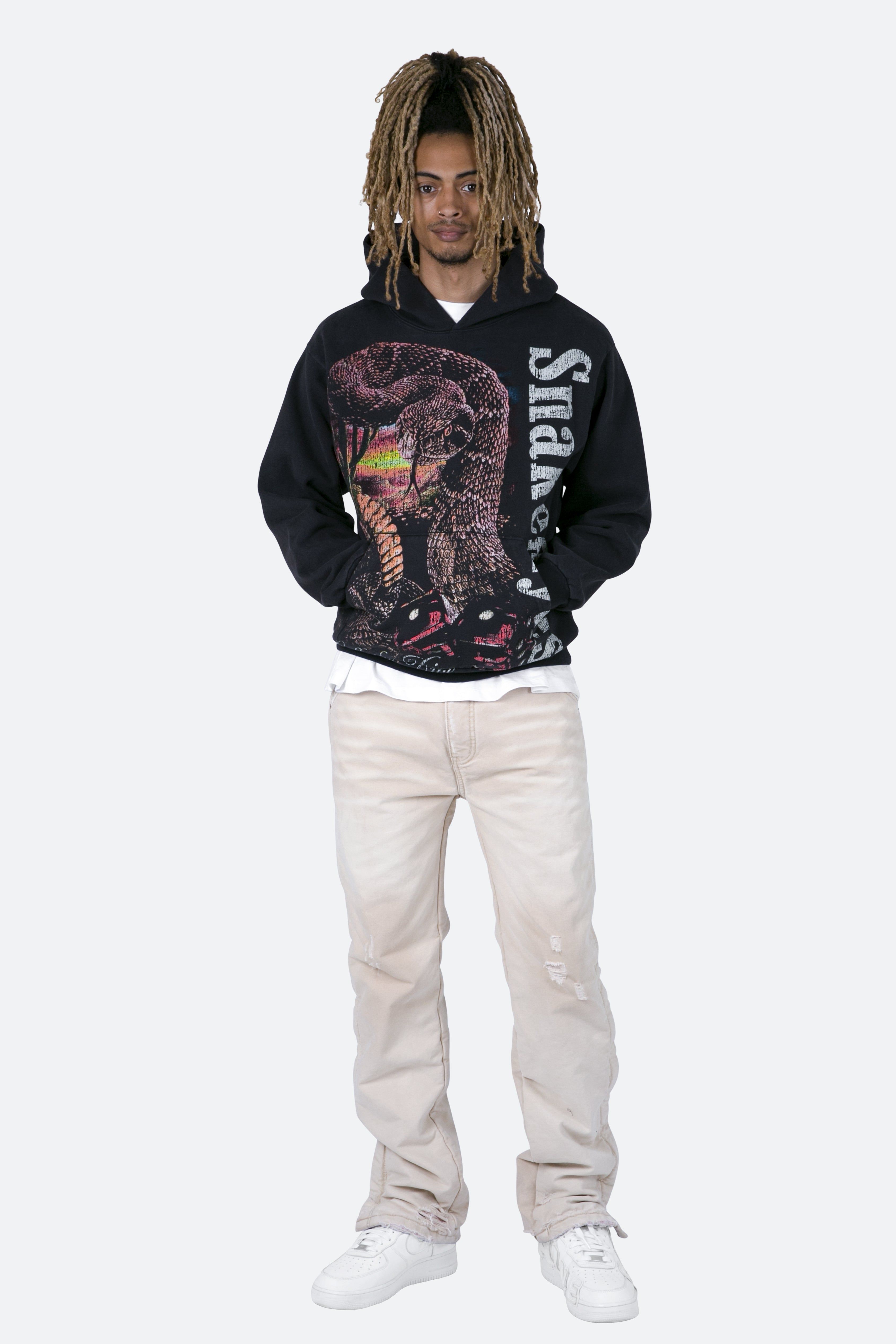 Snake Eyes Hoodie - Off Black sold by MNML product image thumbnail 7