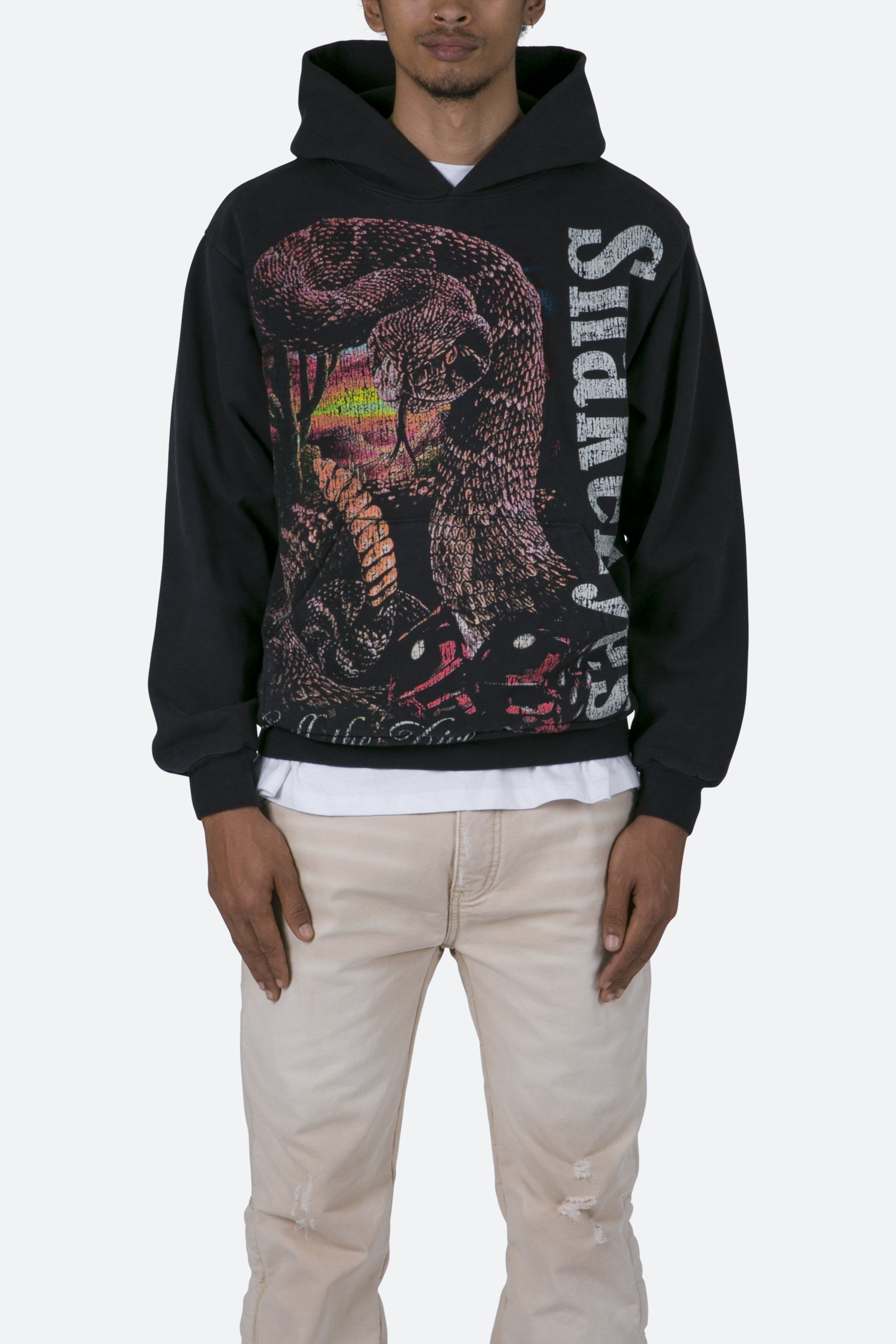 Snake Eyes Hoodie - Off Black sold by MNML